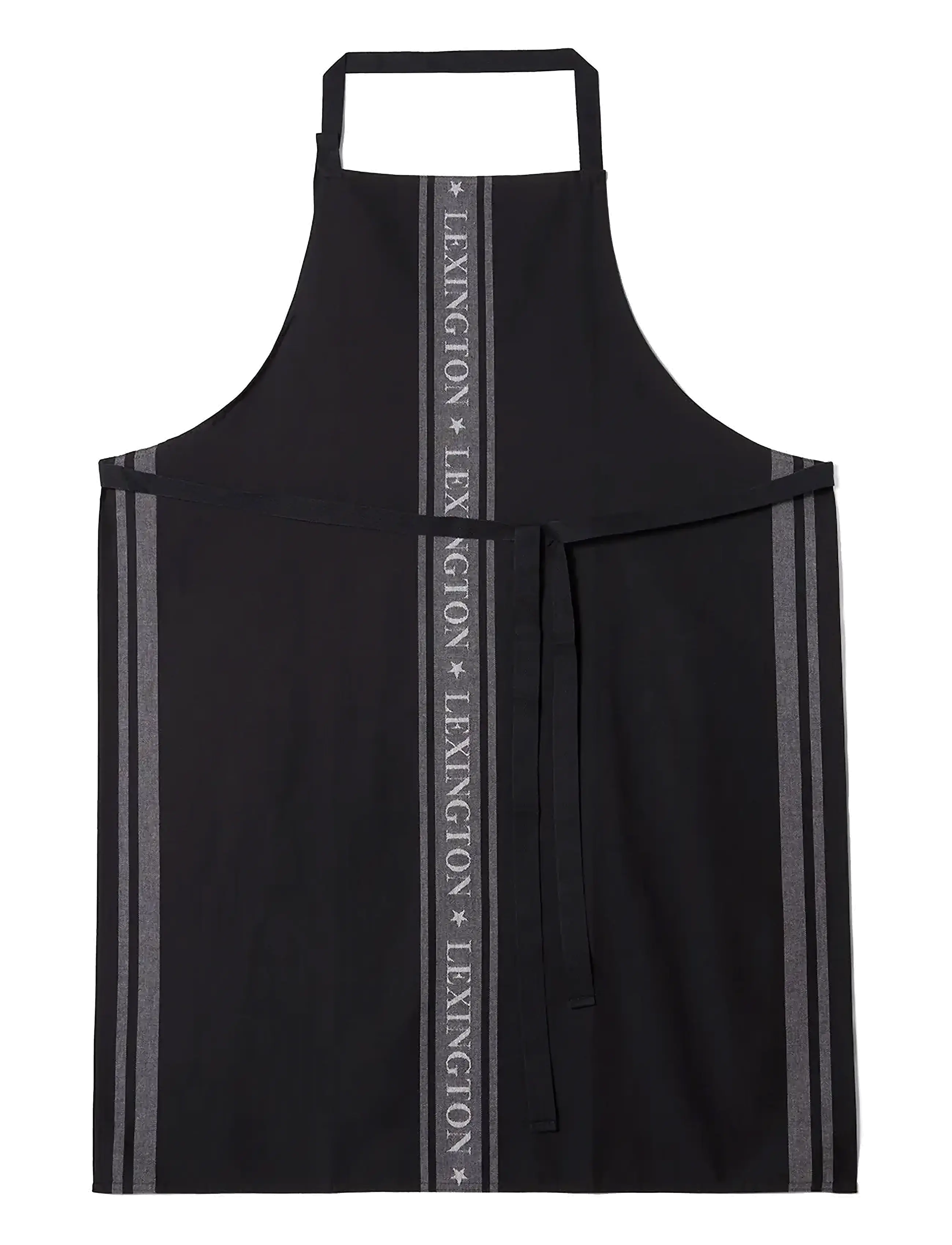 Lexington Home Icons Cotton Jacquard Star Apron - Textilien - BLACK/WHITE / black