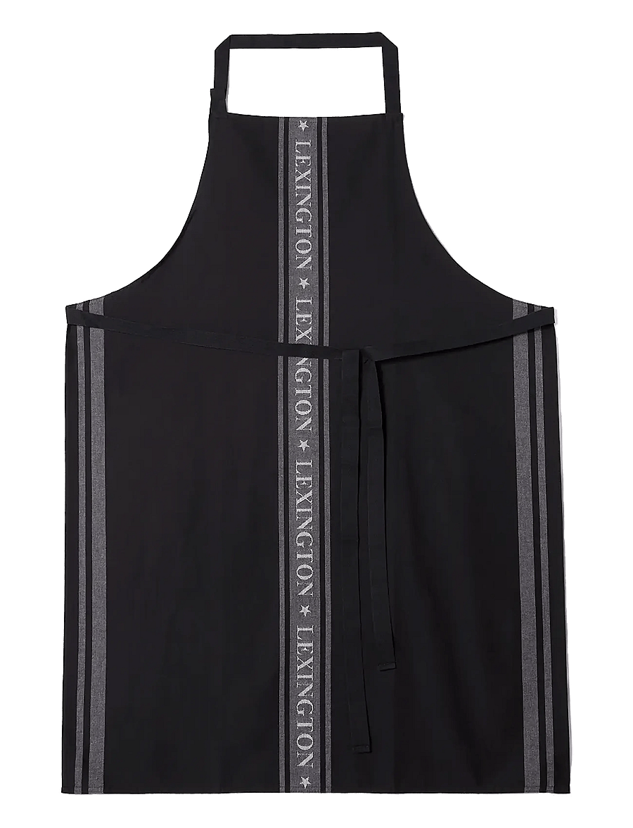 Lexington Home - Icons Cotton Jacquard Star Apron - esiliinat - black/white - 0