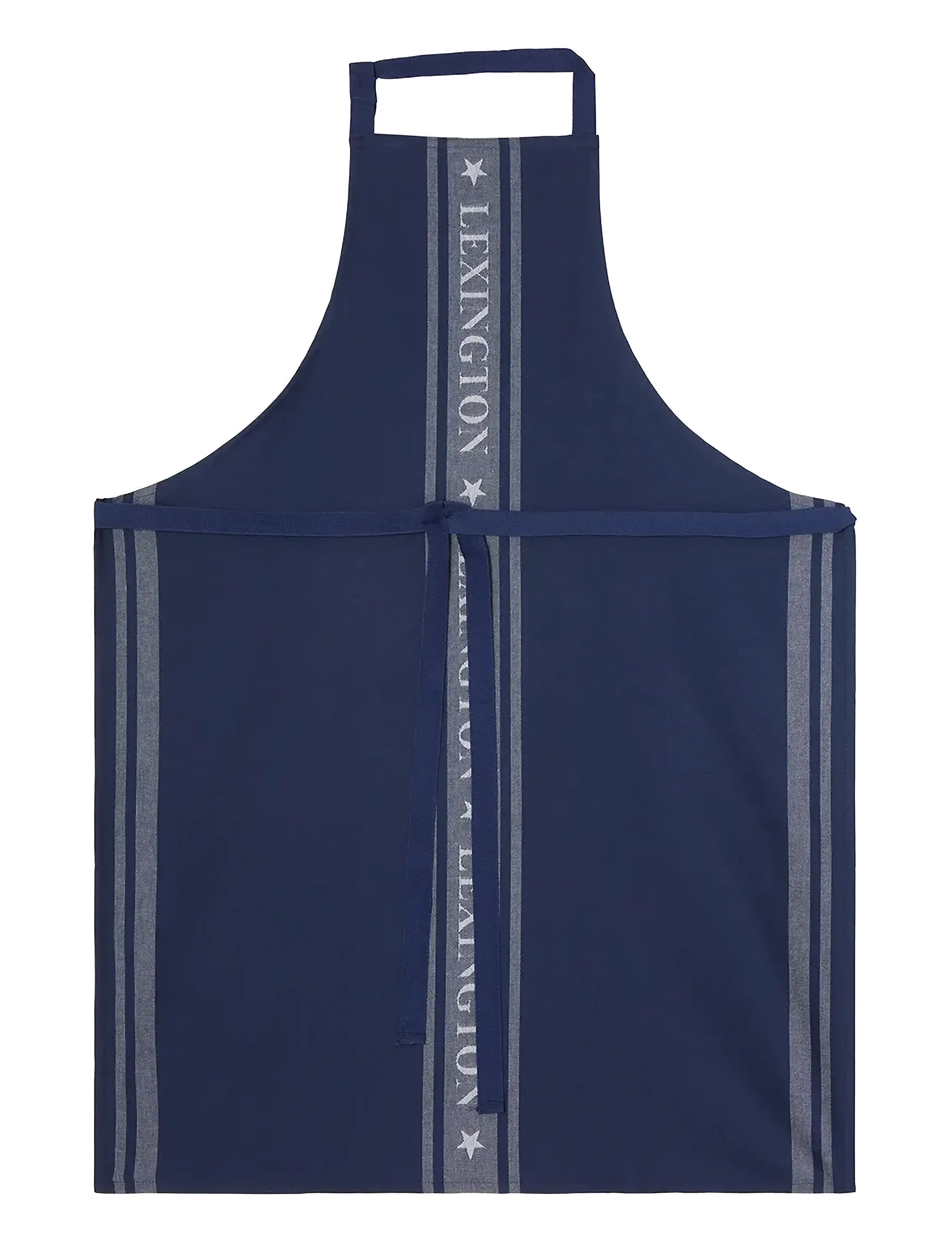 Lexington Home Icons Cotton Jacquard Star Apron, HIGH 80X105, Kitchen Textiles, Marineblau - Aprons, Homeware