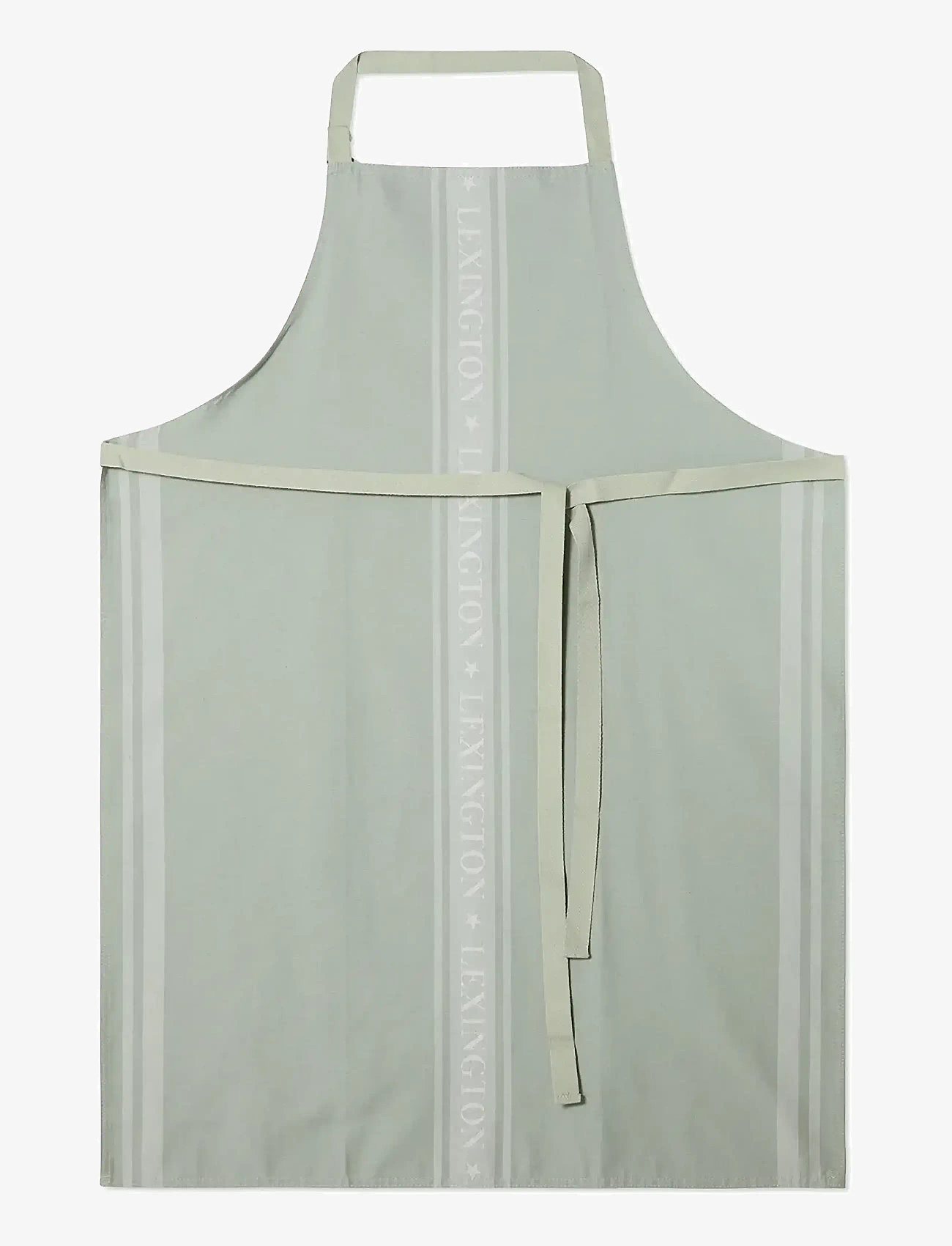 Lexington Home - Icons Cotton Jacquard Star Apron - köp efter pris - sage green/white - 0