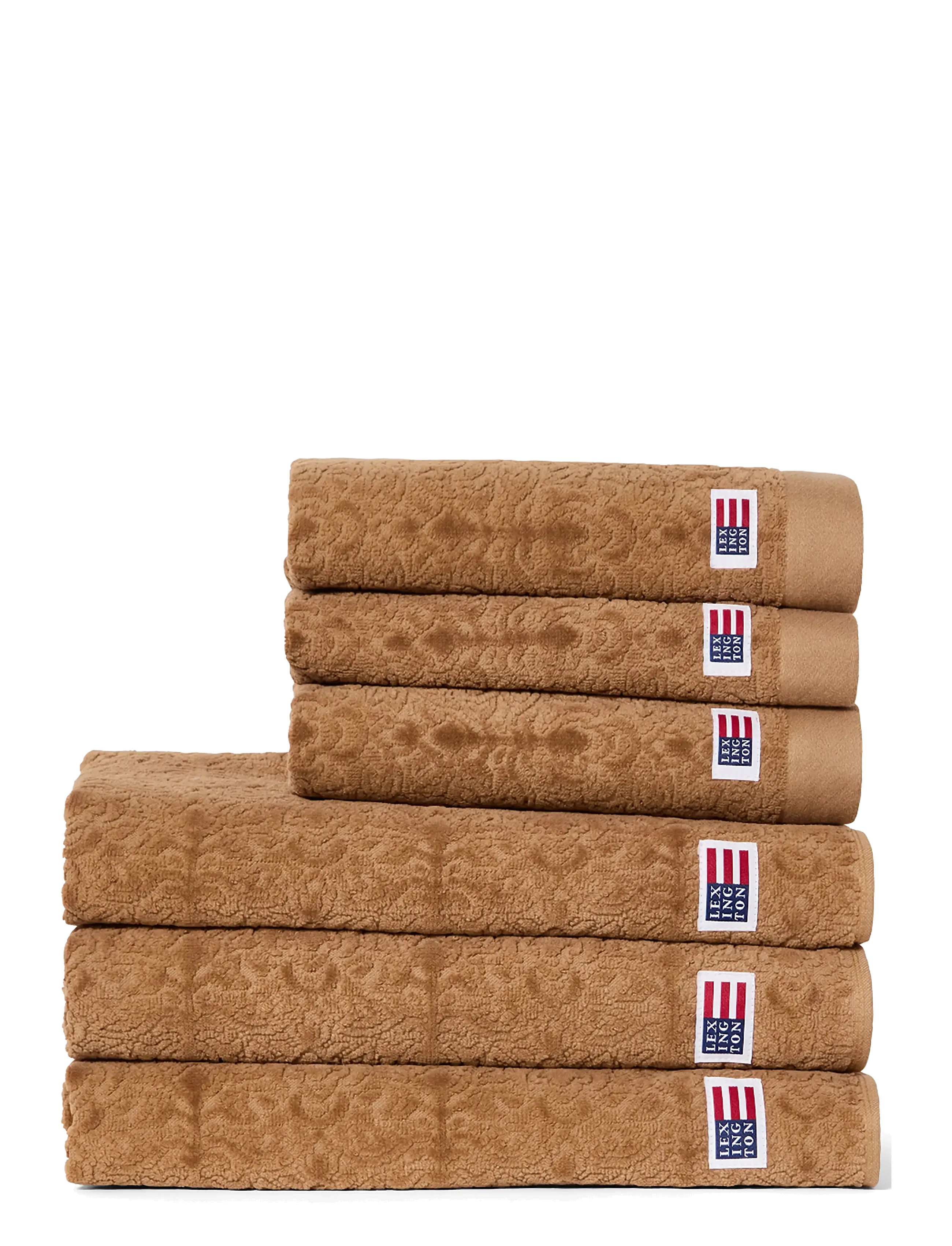 Lexington Home - Velour Jacquard Ornament Towel Fudge - badlakan - fudge - 2