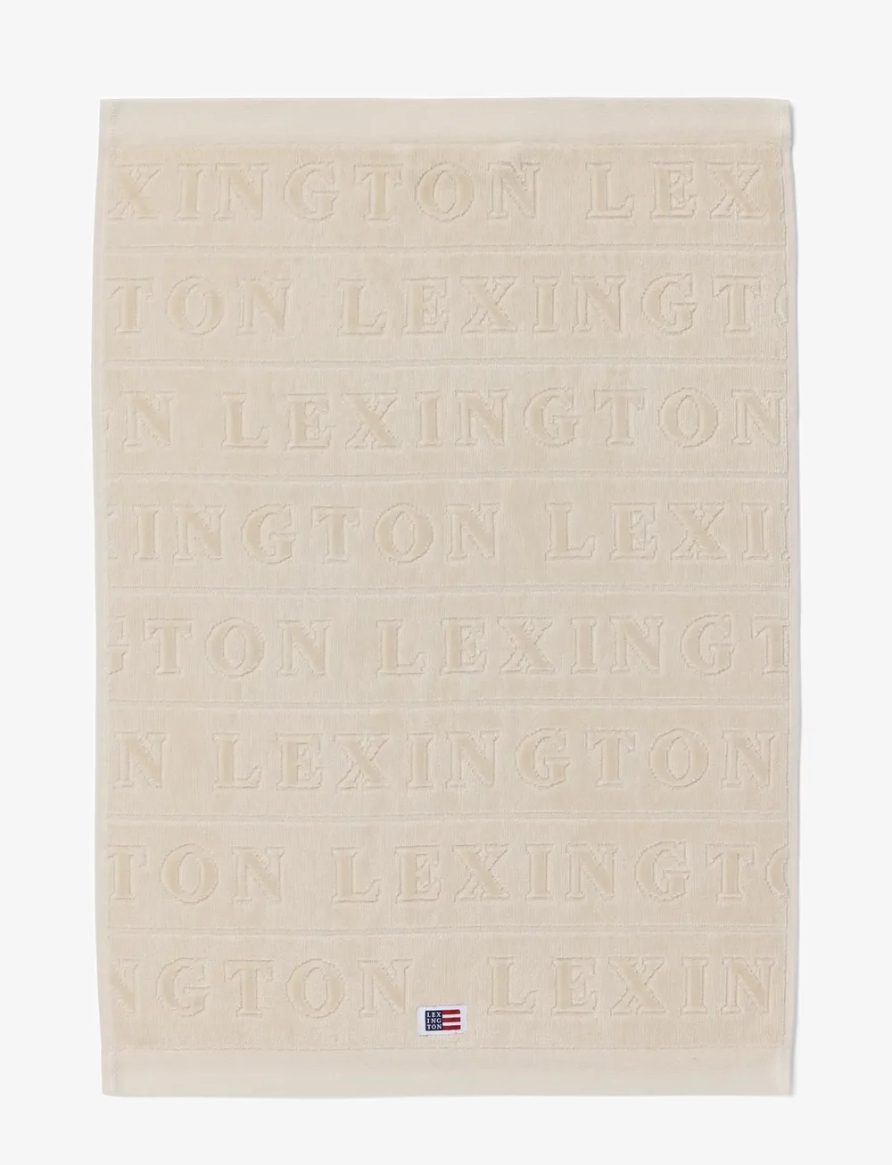 Lexington Home - Velour Jacquard Logo Towel Moonbeam - pyyhkeet - moonbeam - 1