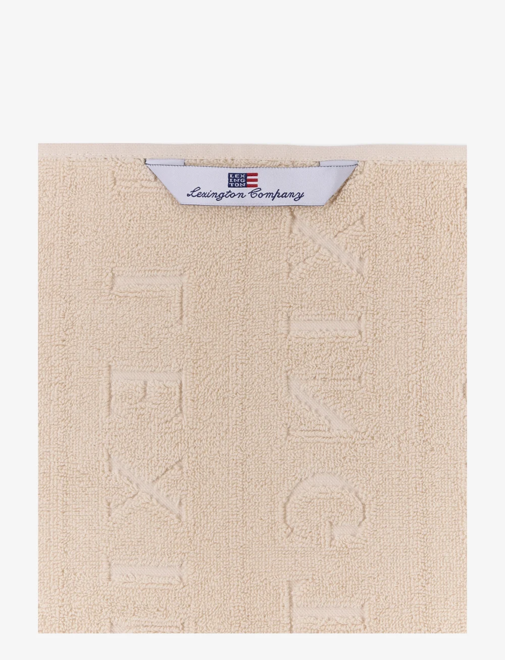 Lexington Home - Velour Jacquard Logo Towel Moonbeam - pyyhkeet - moonbeam - 2
