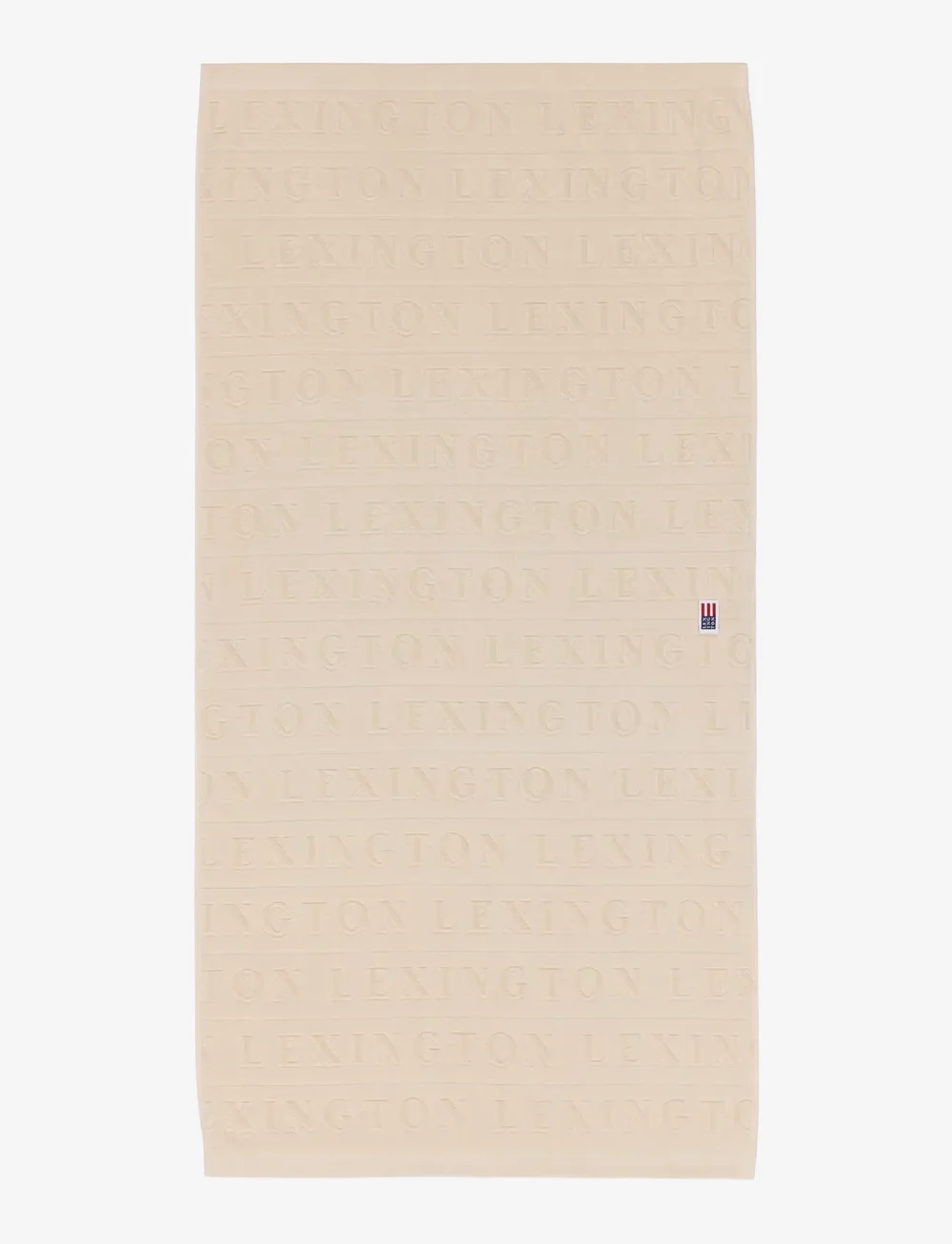 Lexington Home - Velour Jacquard Logo Towel Moonbeam - pyyhkeet - moonbeam - 3