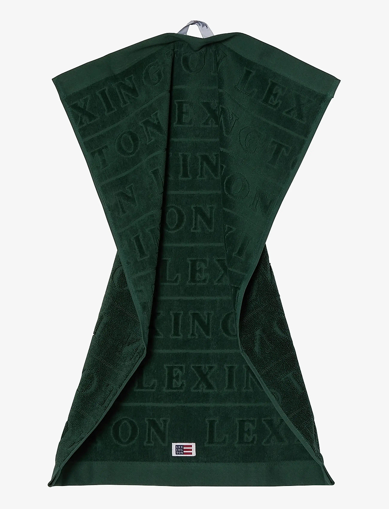 Lexington Home - Velour Logo Towel 50x70 Set of 4 Juniper - badehåndklæder - juniper green - 2