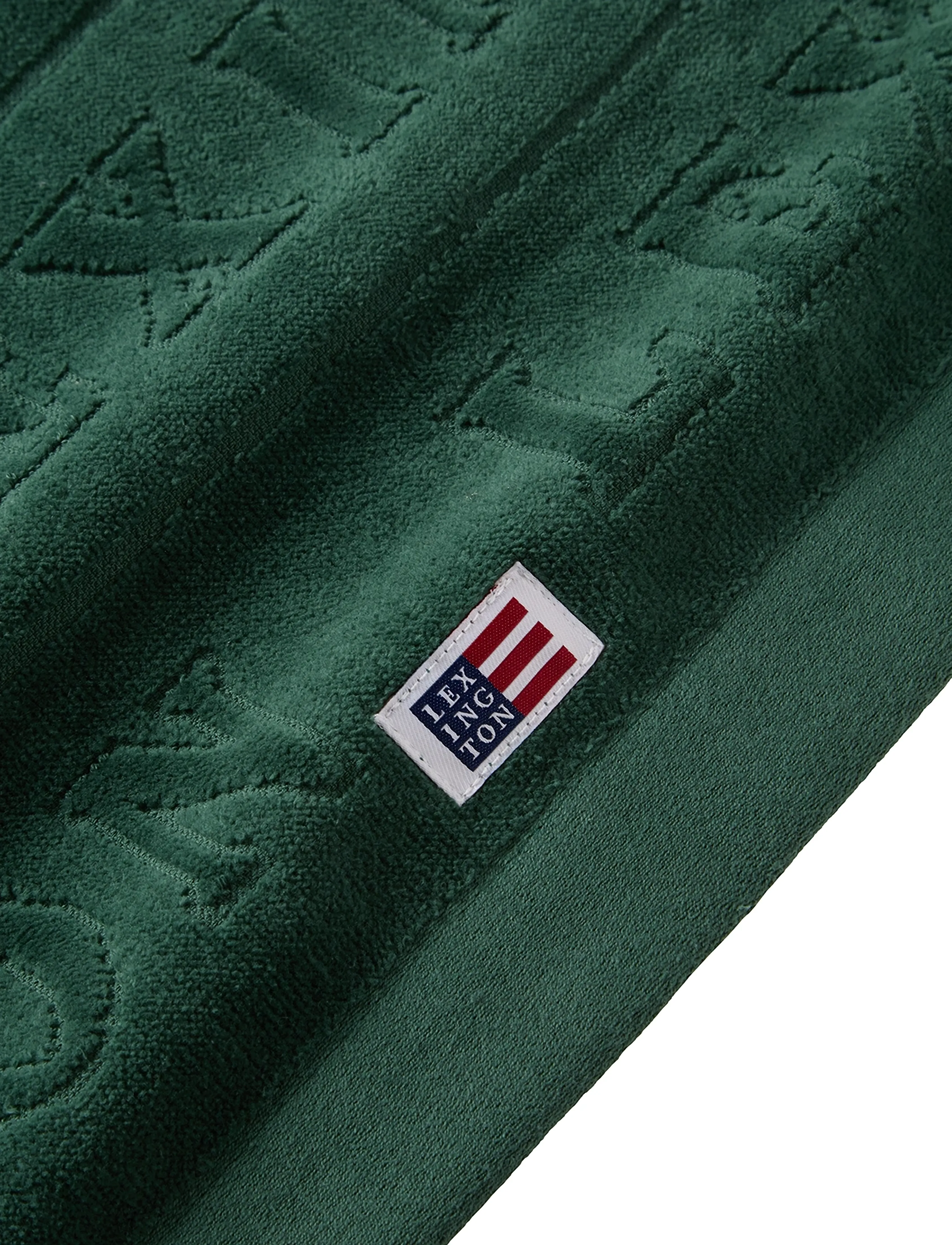 Lexington Home - Velour Logo Towel 50x70 Set of 4 Juniper - køb efter pris - juniper green - 3