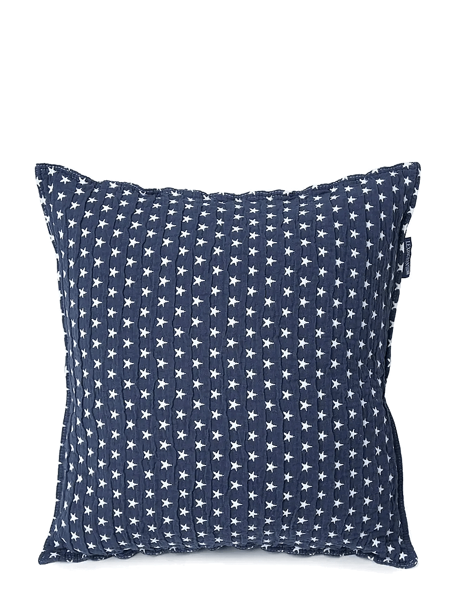 Lexington Home - Star Sham - padjakatted - navy - 0