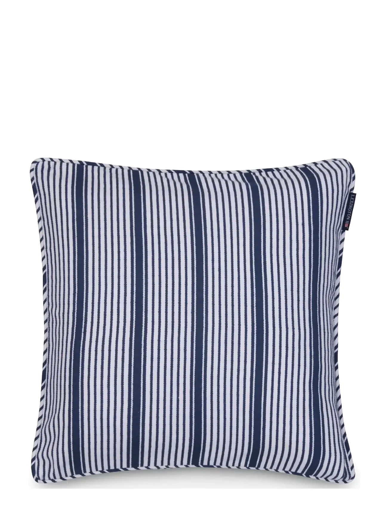 Lexington Home Classic Striped Organic Cotton Twill Pillow Cover, 50X50, Cushions & Blankets, Blau - Cushion Covers, Homeware