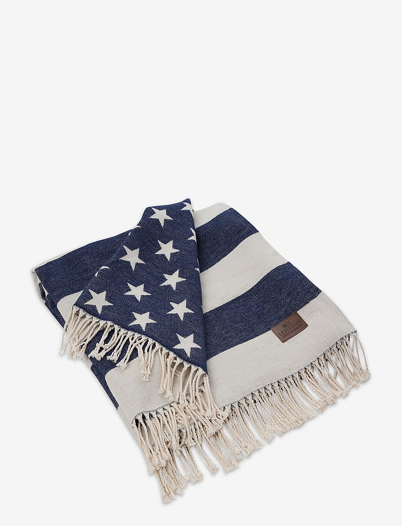 Lexington Home - Flag Throw - osta hinna alusel - white/navy - 0