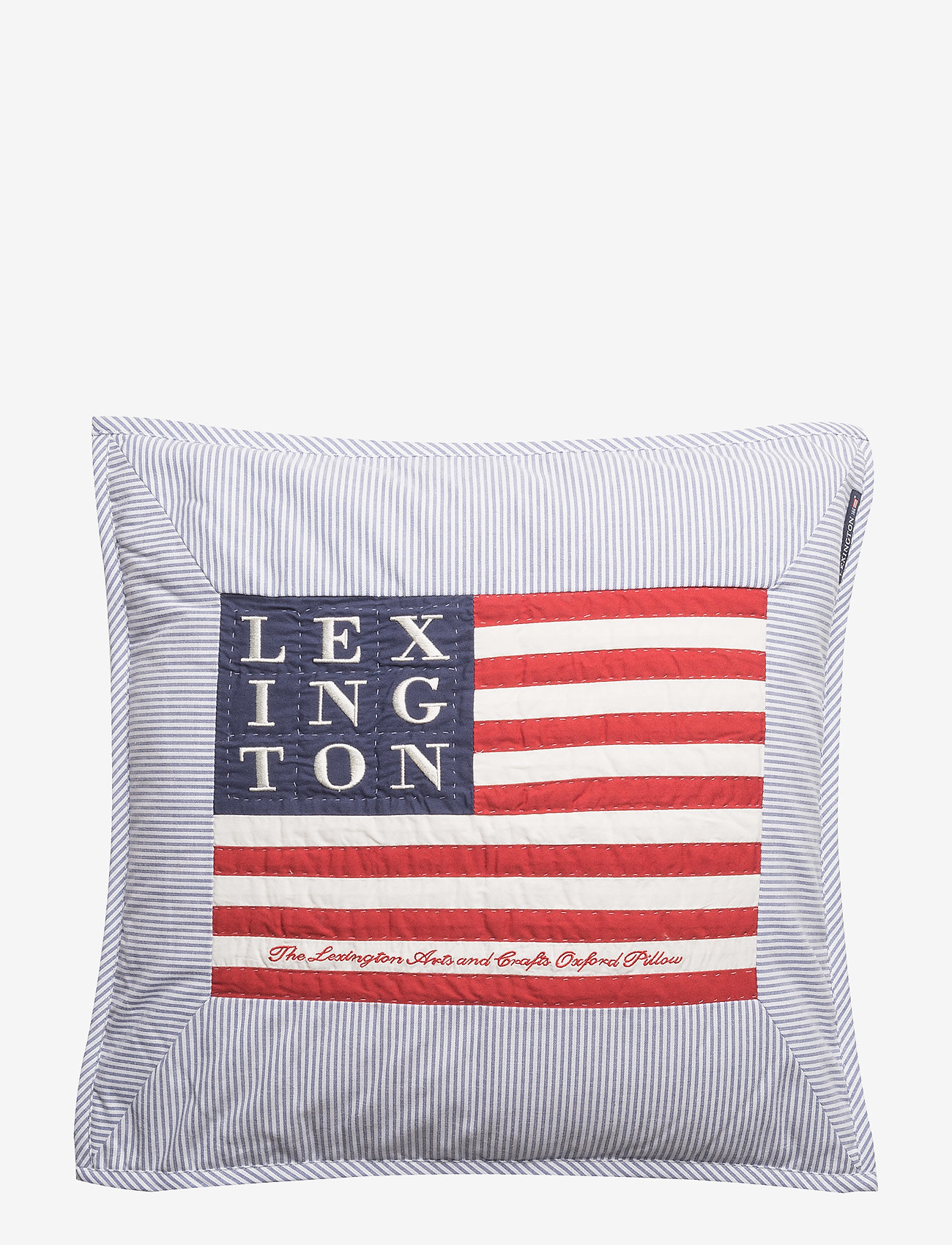 Lexington Home - Logo Art & Crafts Sham - köp efter pris - blue/white - 0