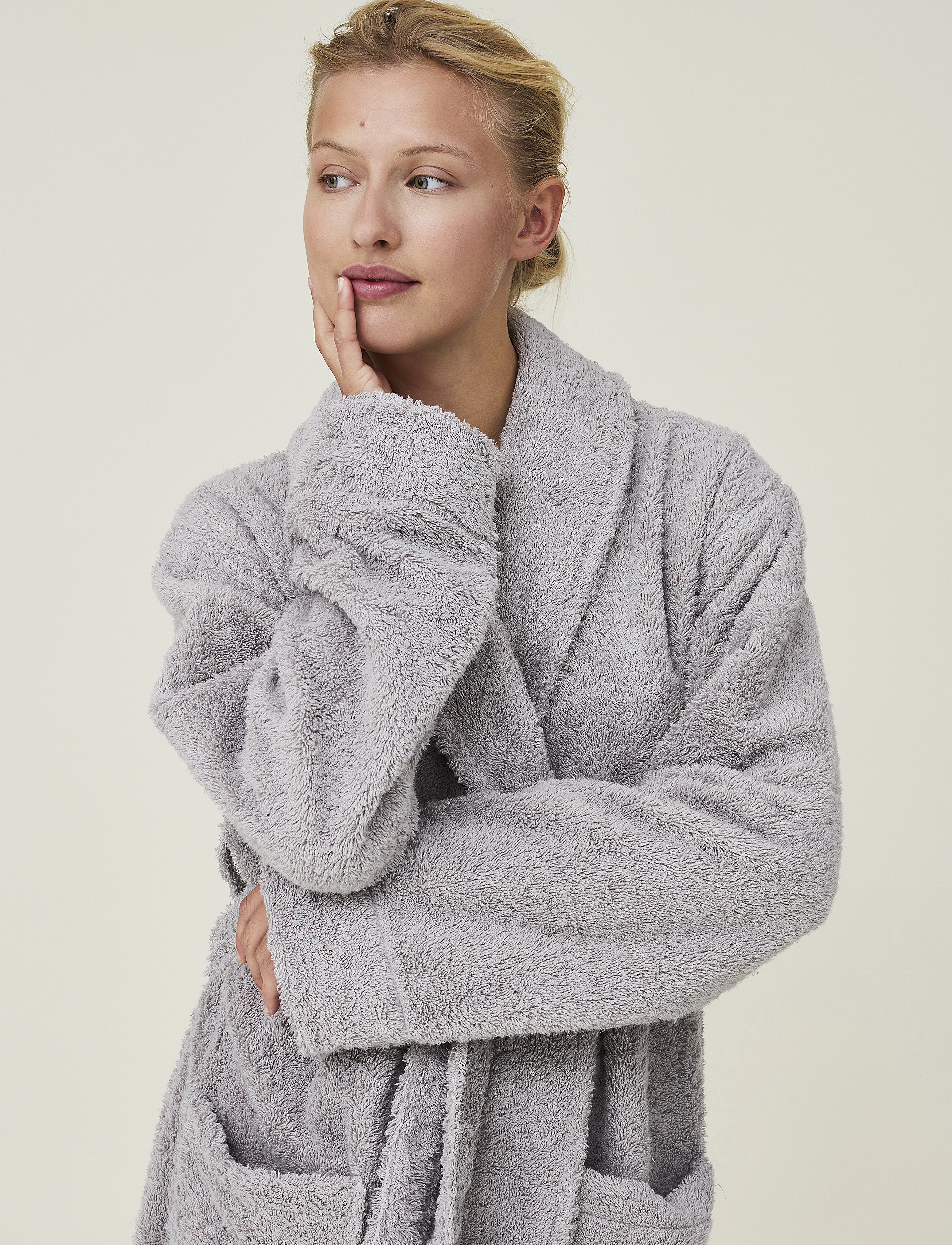 Lexington Home - Lexington Original Bathrobe - køb efter pris - gray - 3
