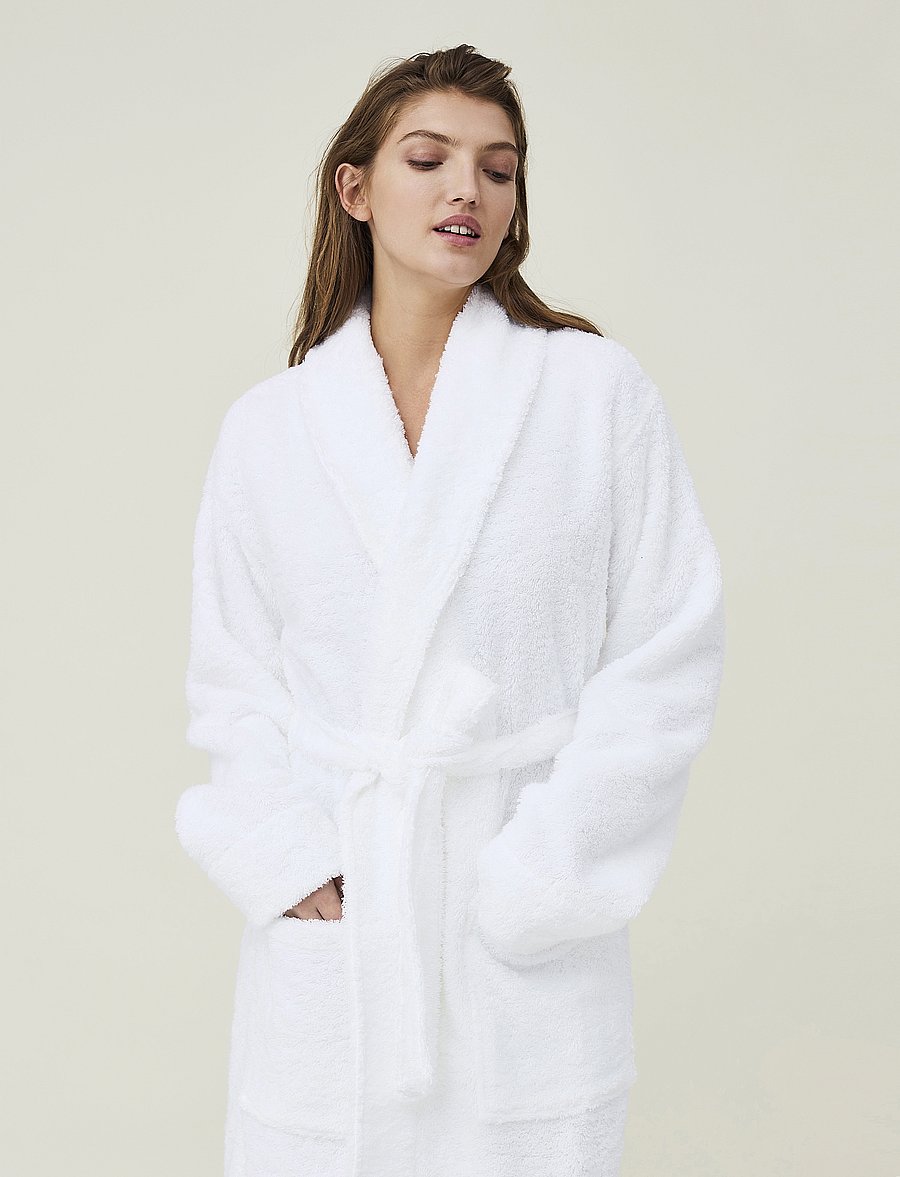 Lexington Home - Lexington Original Bathrobe - nach preis einkaufen - white - 4