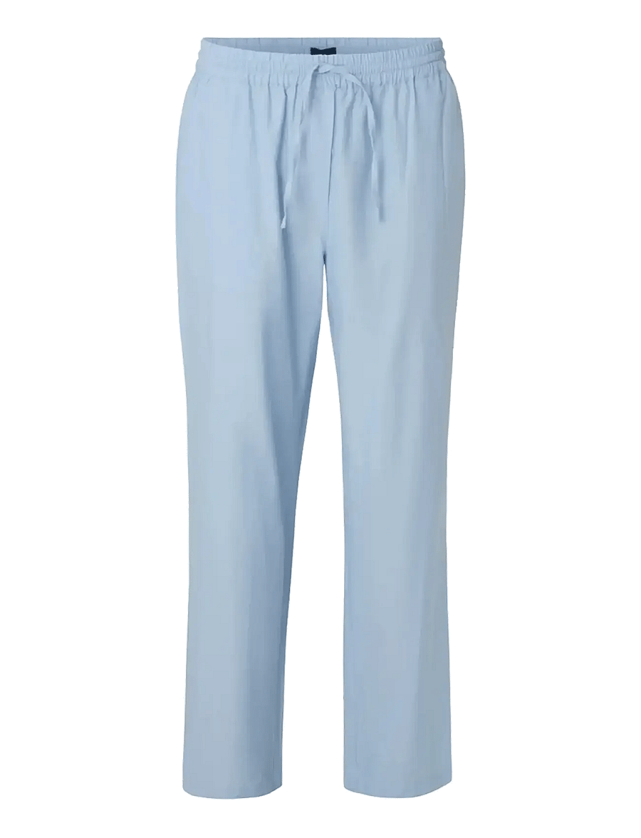 Lexington Home - ICONS Ken Organic Cotton Light Oxford Pajama Pants - natbukser - lt. blue - 1