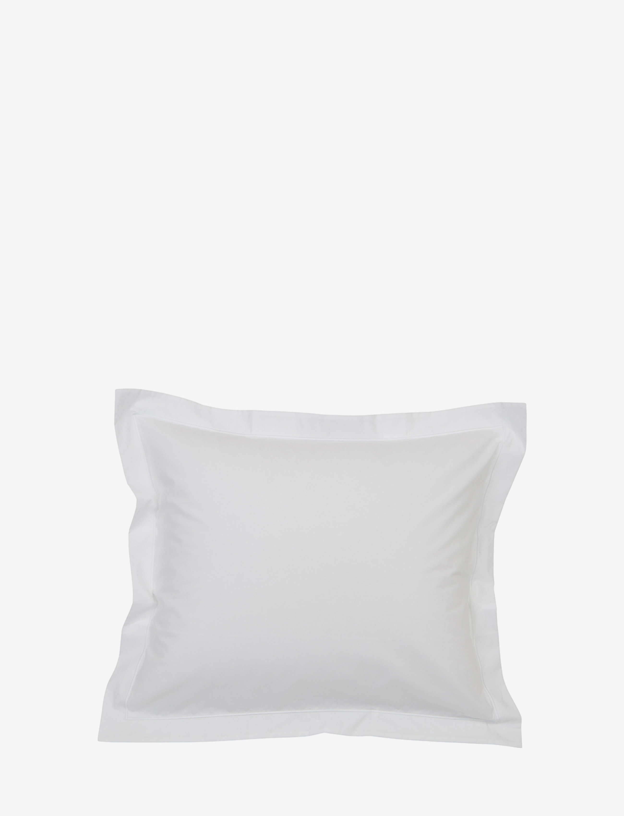 Hotel Percale White/White Pillowcase - WHITE/WHITE