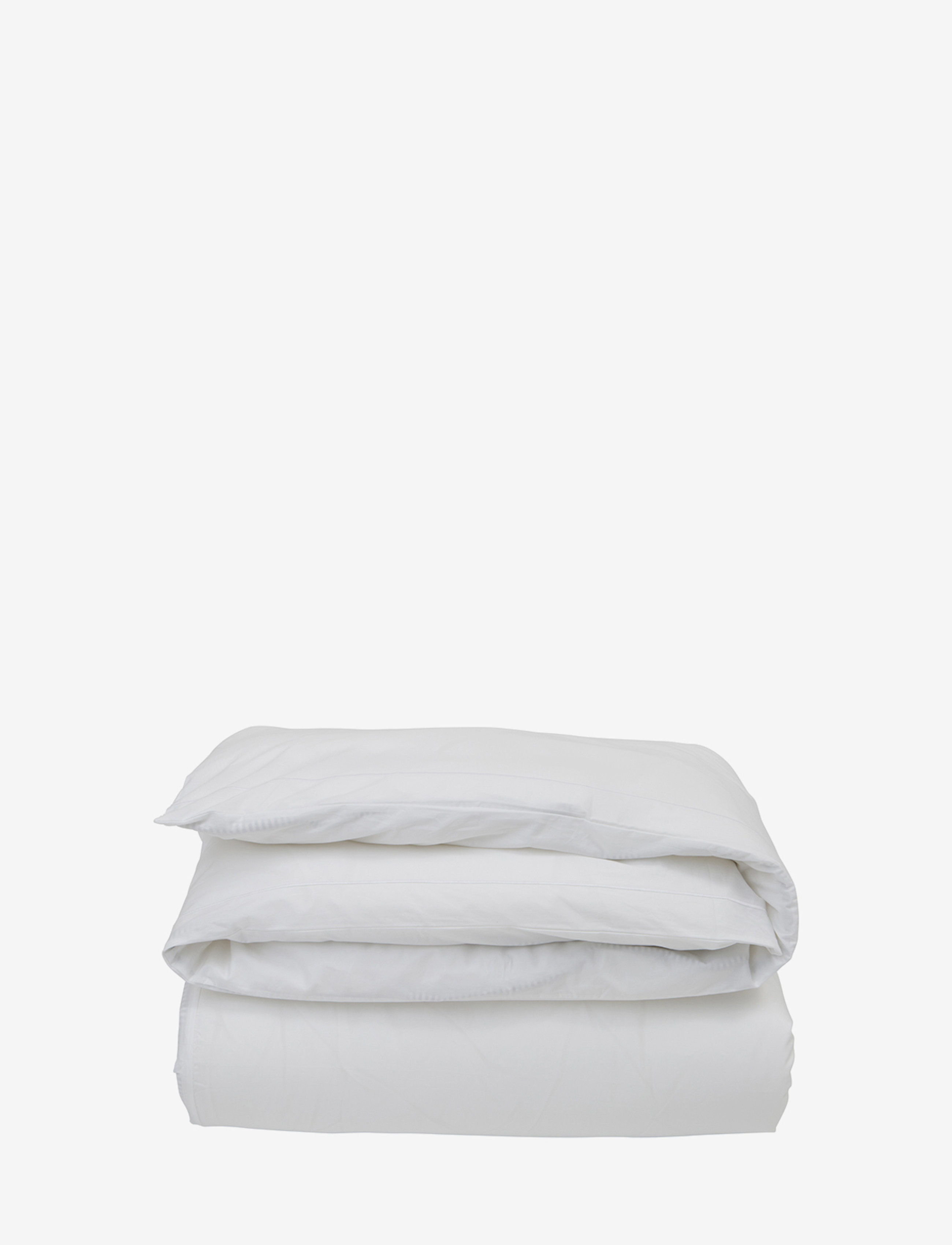Hotel Percale White/White Duvet - WHITE/WHITE