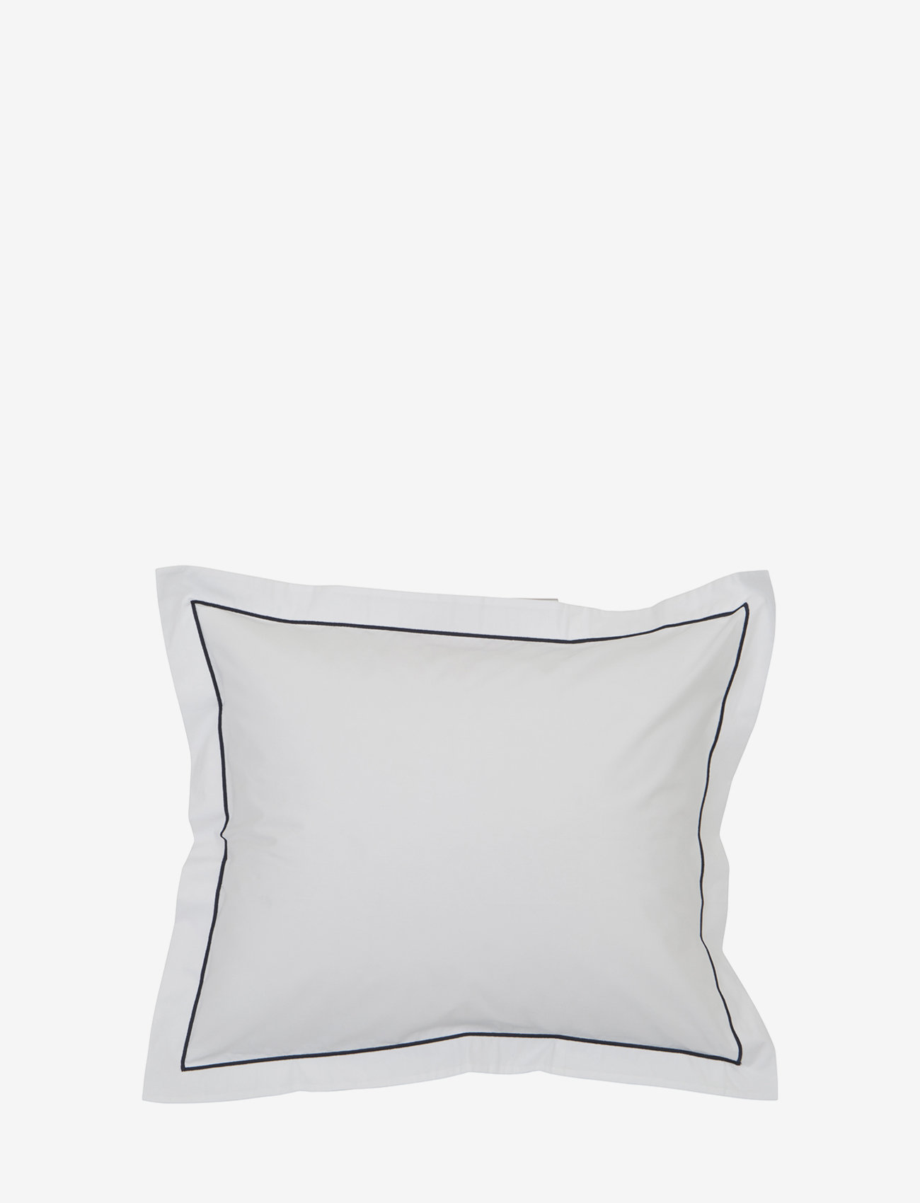 Lexington Home - Hotel Percale White/Blue Pillowcase - pillow cases - white/blue - 0