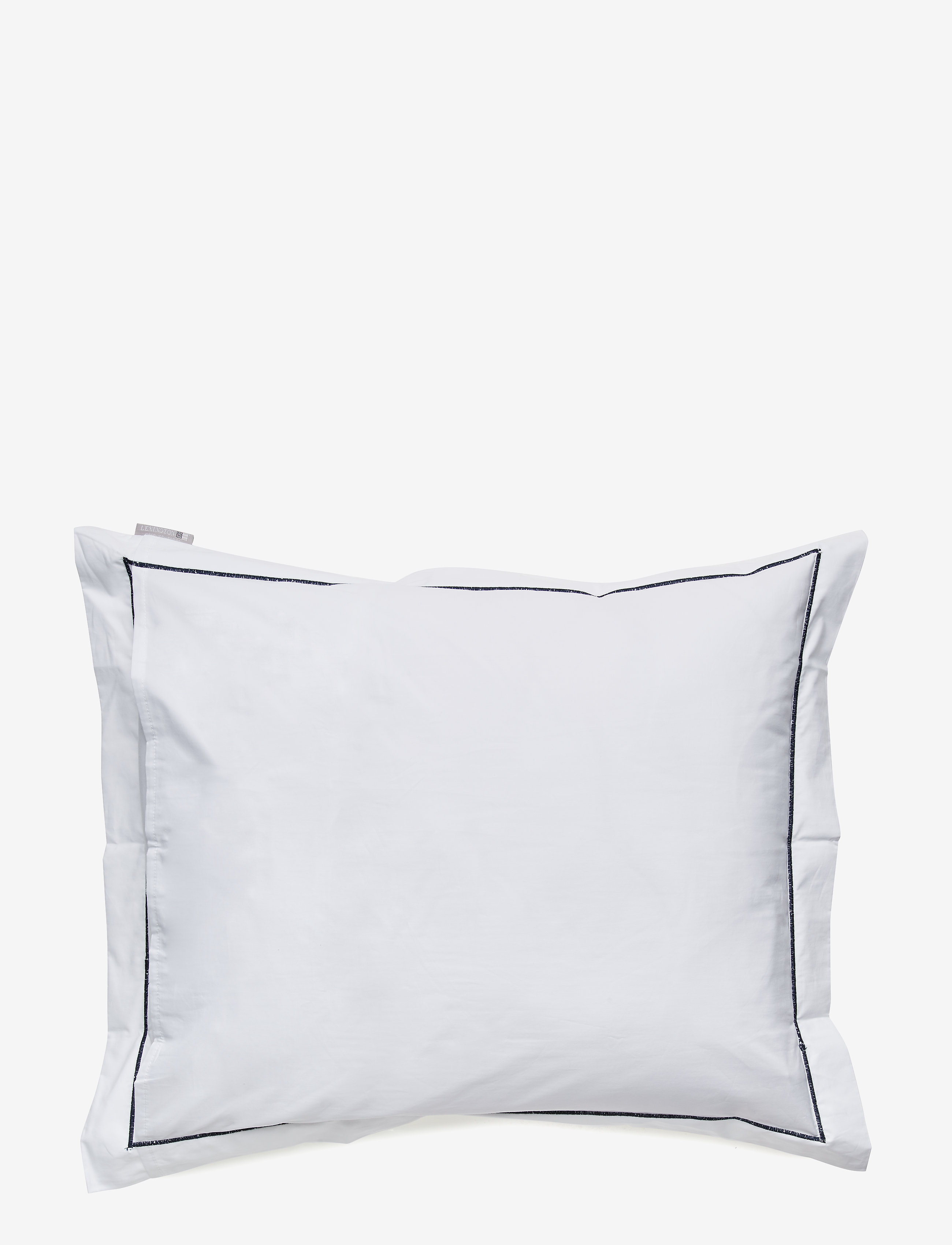Lexington Home - Hotel Percale White/Blue Pillowcase - tyynyliinat - white/blue - 1