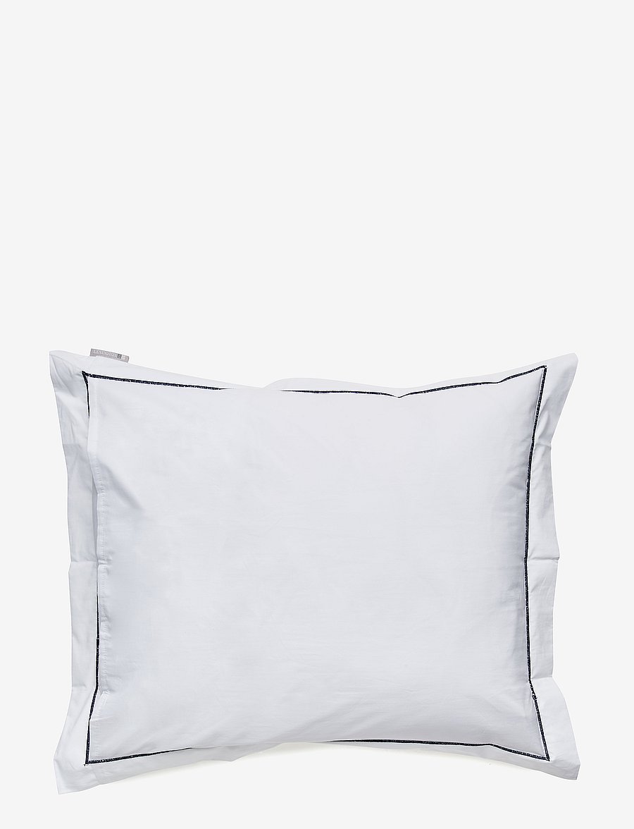 Lexington Home - Hotel Percale White/Blue Pillowcase - padjapüürid - white/blue - 1