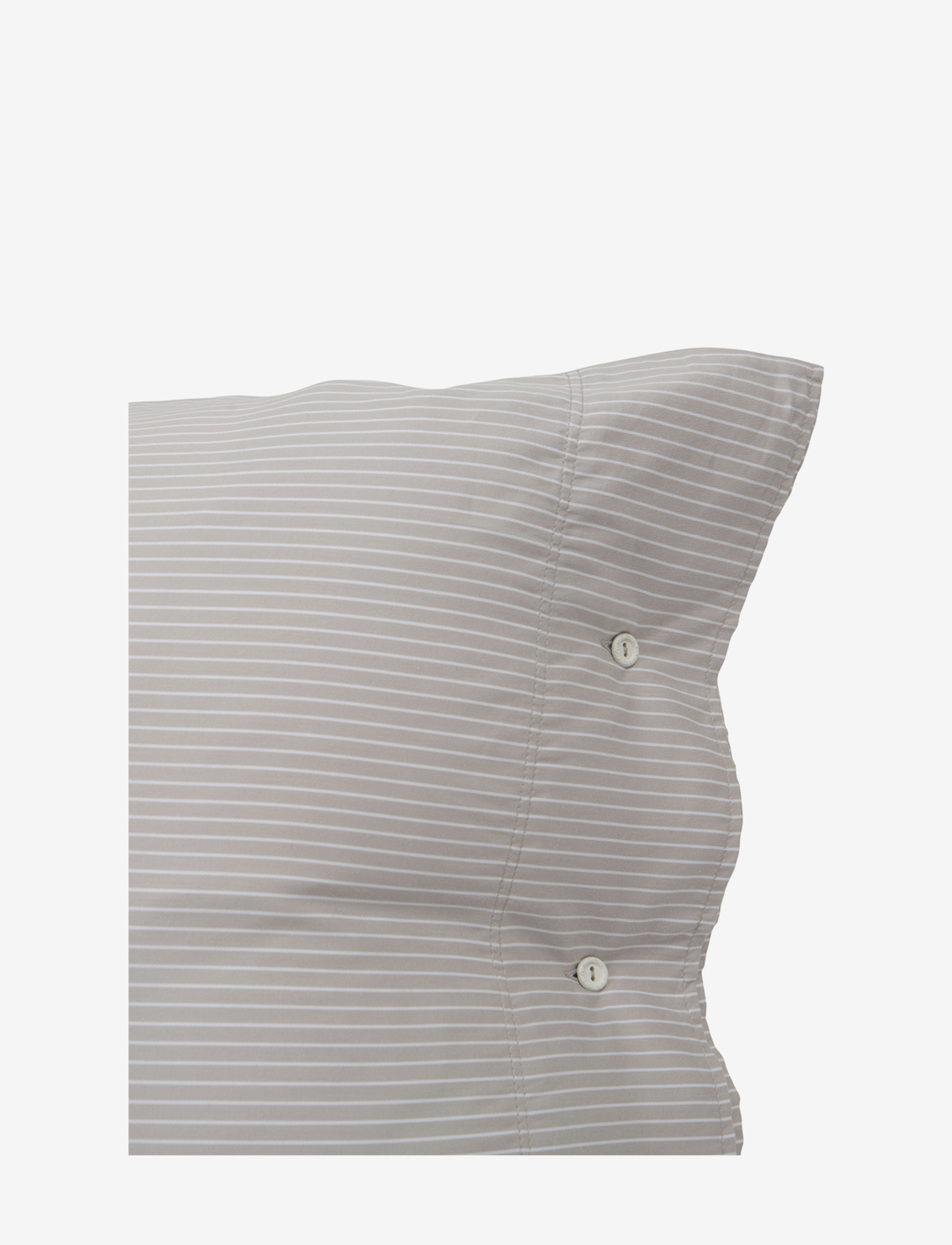 Lexington Home - Hotel Lyocell Stripe Lt Beige/White Pillowcase - taies d'oreiller - lt beige/white - 1