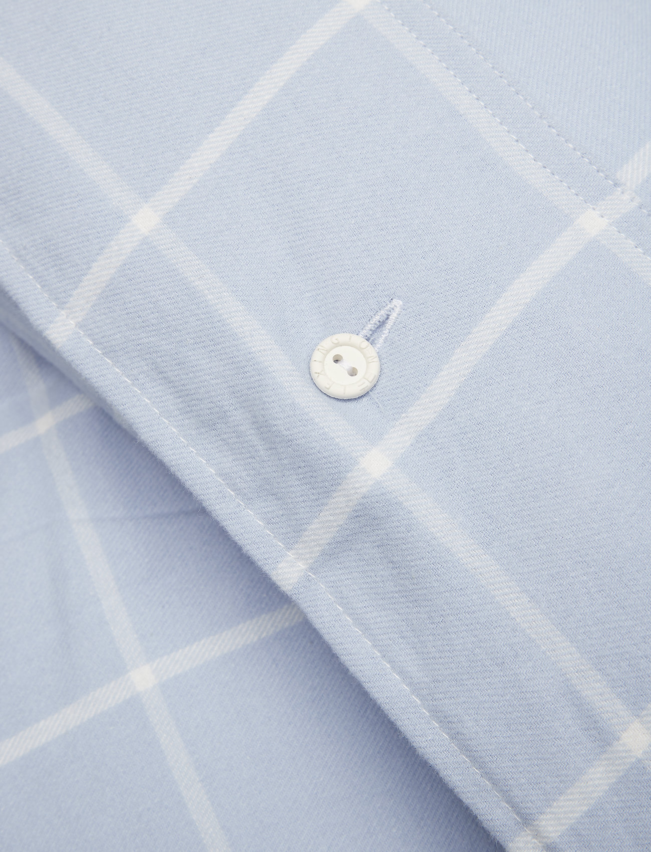 Lexington Home - Hotel Light Flannel Lt Blue/White Duvet - dynebetræk - lt blue/white - 1