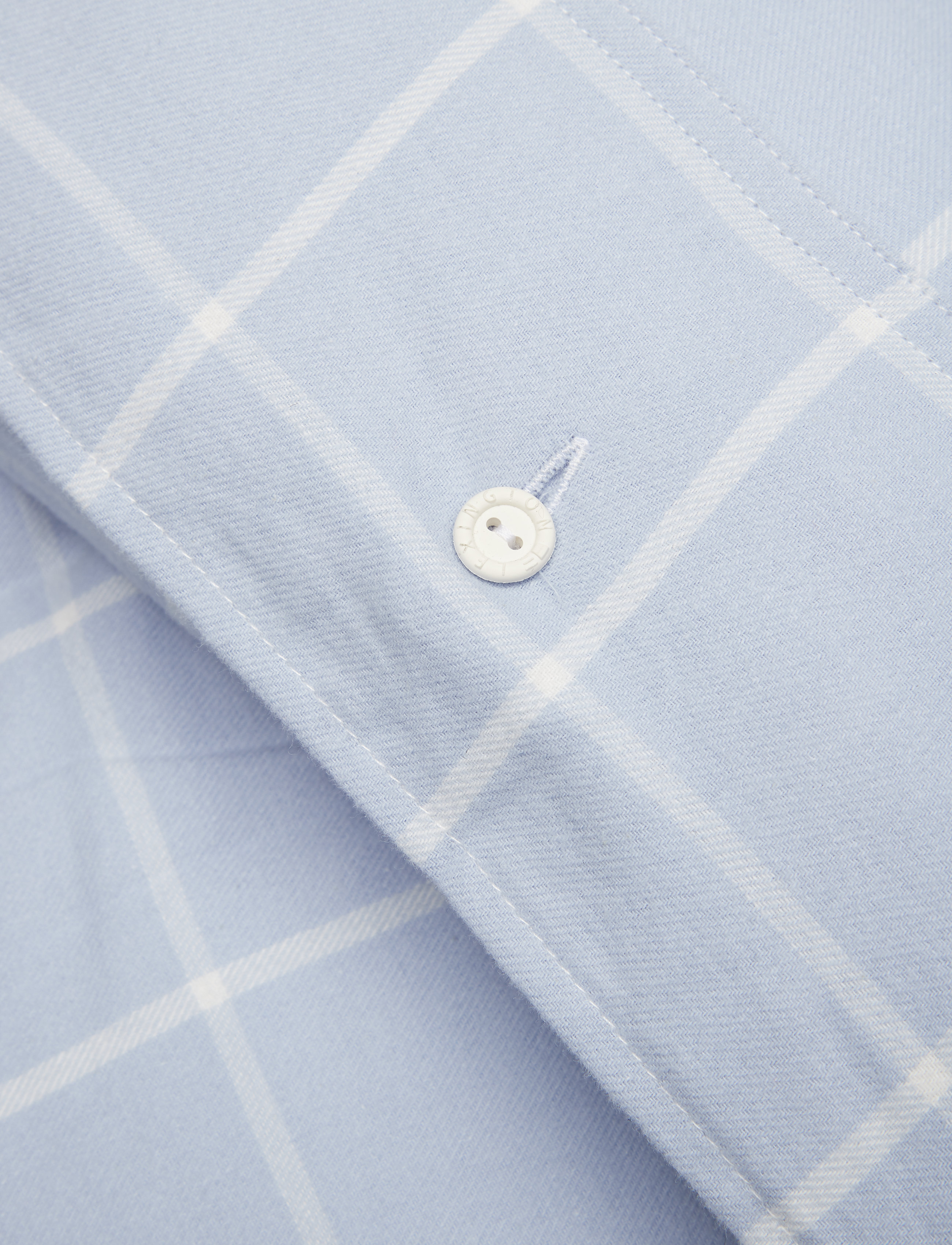 Lexington Home - Hotel Light Flannel Lt Blue/White Duvet - housses de couette - lt blue/white - 1