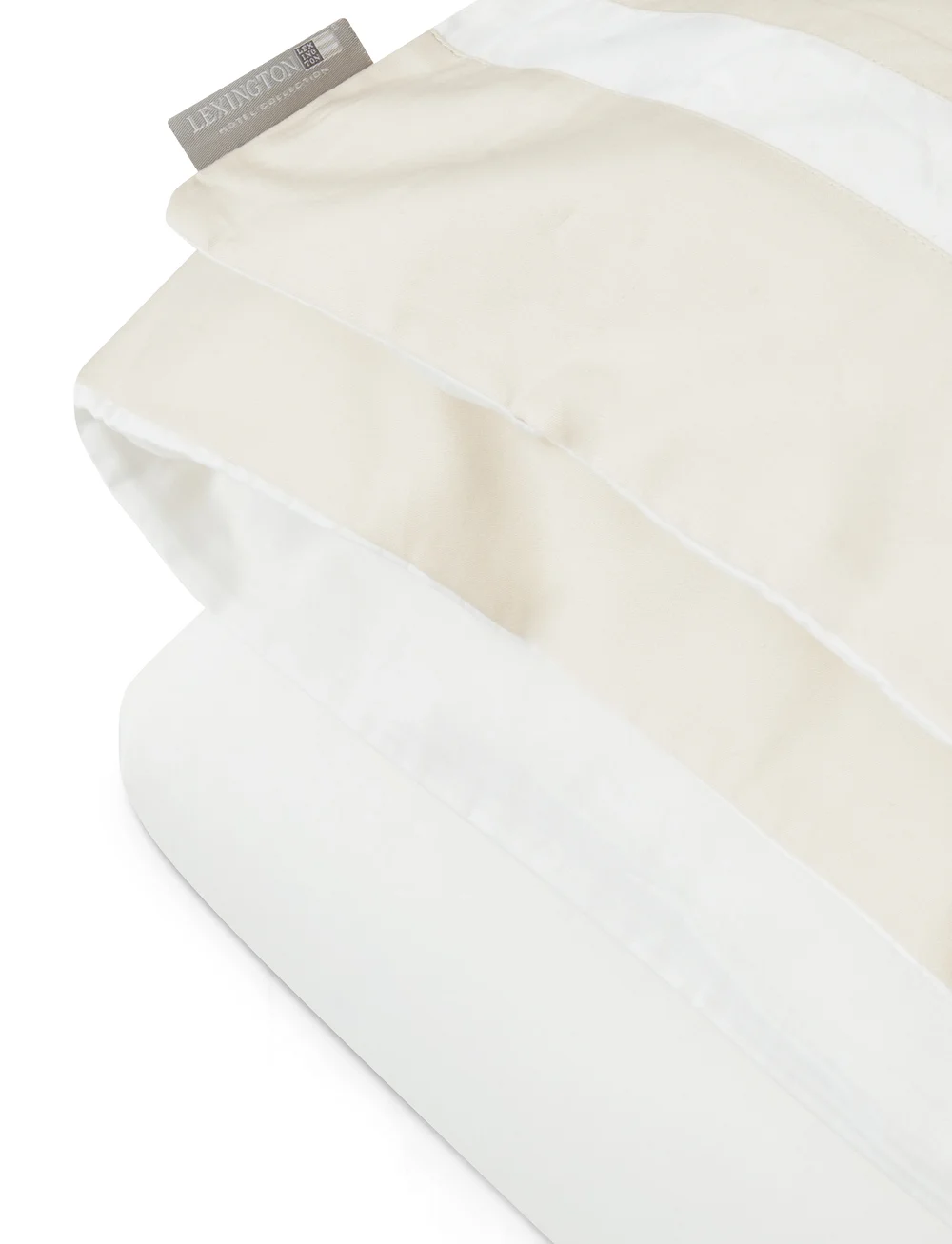 Lexington Home - Hotel Sateen White/Light Sand Contrast Duvet Cover - yli 100 € - white/light sand - 2