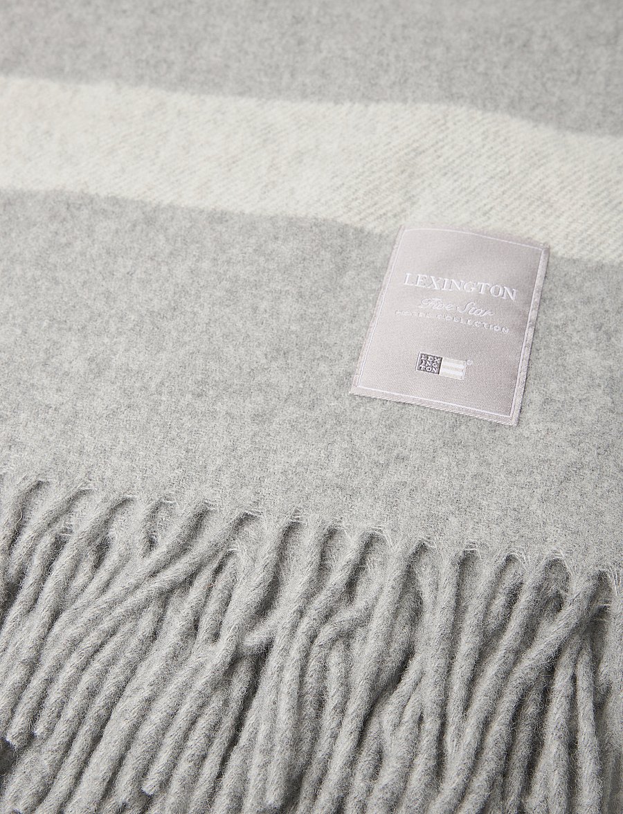 Lexington Home - Hotel Wool Throw - osta hinna alusel - gray/white - 1