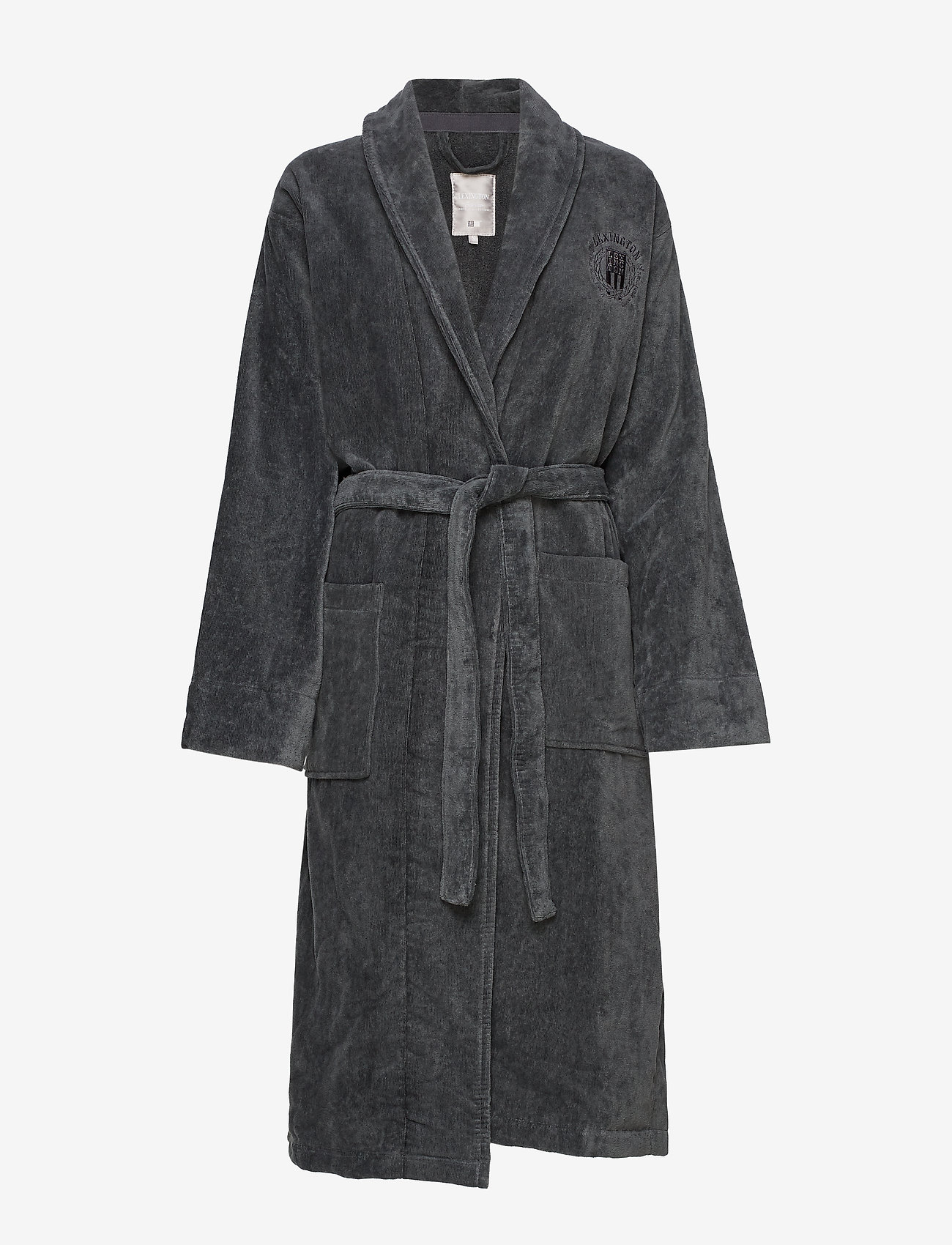 Lexington Home - Hotel Velour Robe - nach preis einkaufen - gray - 0