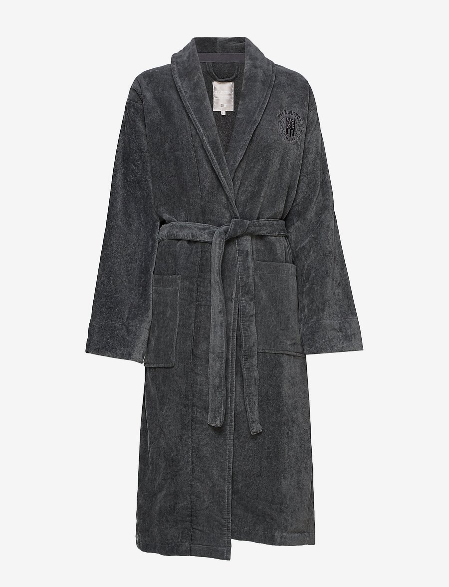 Lexington Home - Hotel Velour Robe - köp efter pris - gray - 0