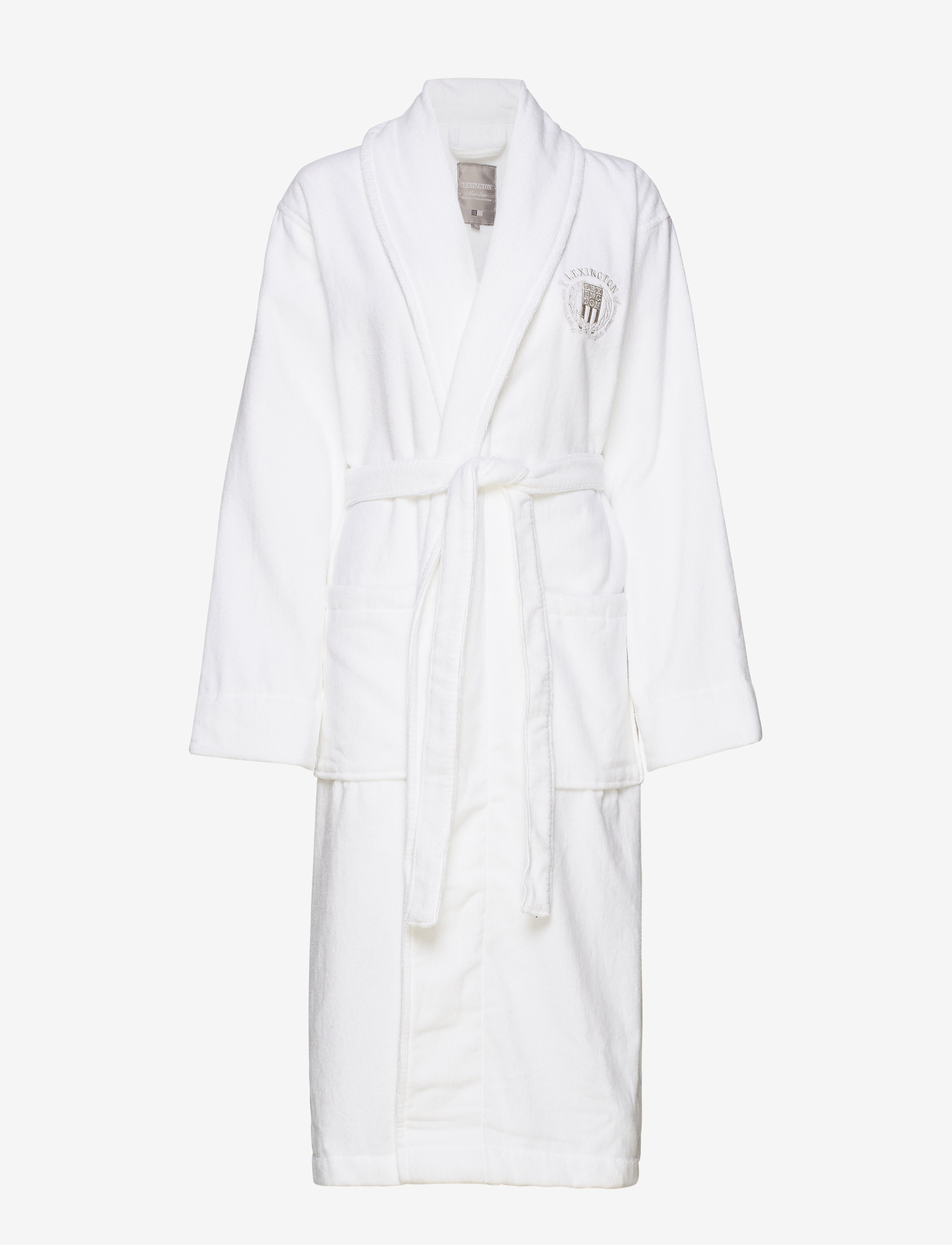 Lexington Home Hotel Velour Robe - Lexington Home - WHITE / white