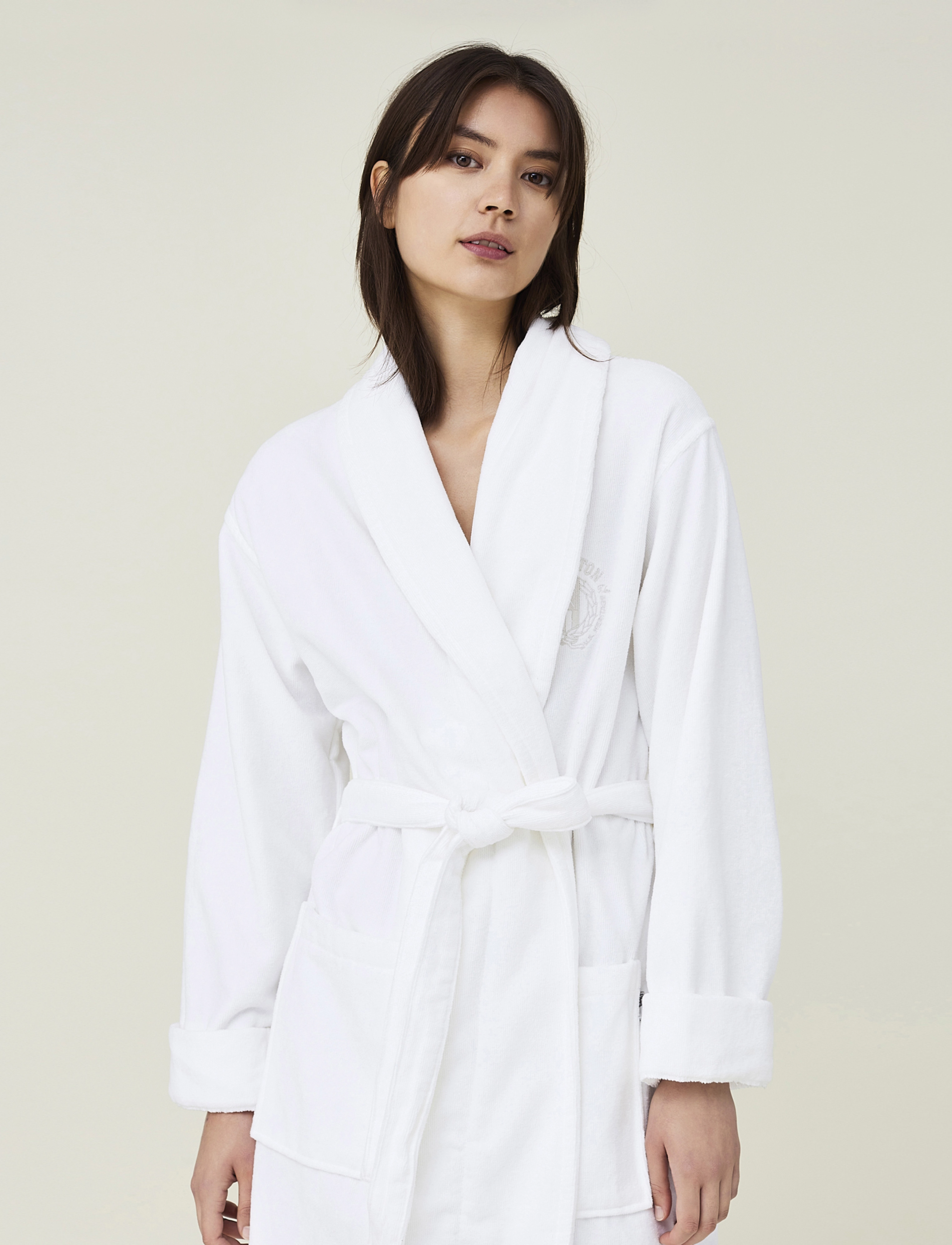 Lexington Home - Hotel Velour Robe - iepērcies pēc cenas - white - 4