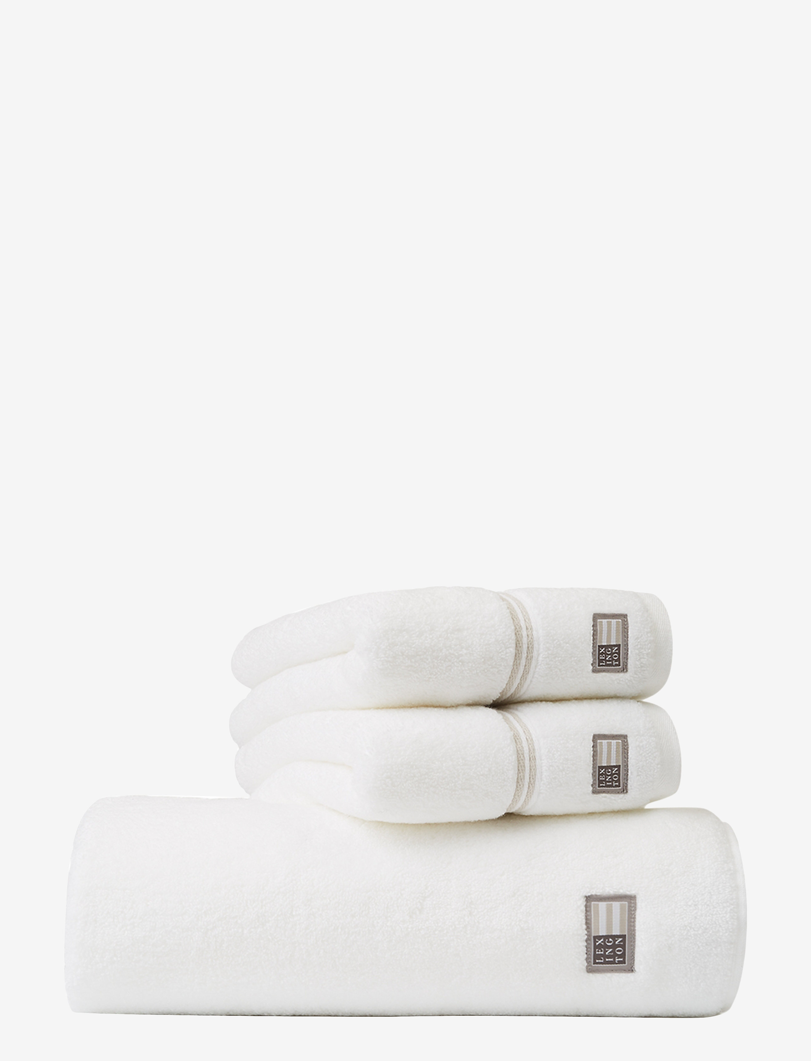 Lexington Home Lexington Hotel Towel White/Beige - 4 for 3 - WHITE/BEIGE / white