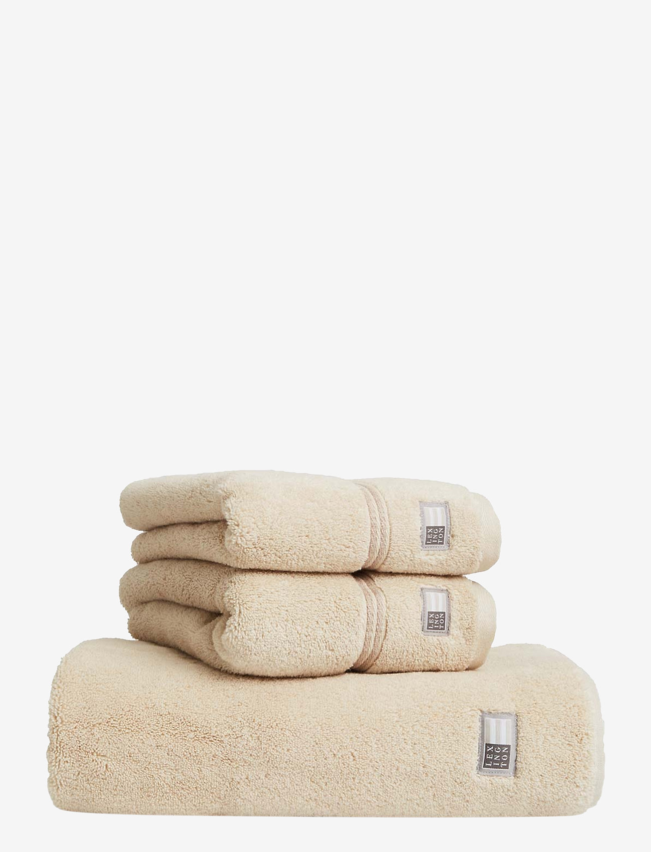Lexington Home - Lexington Hotel Towel Beige/Beige - køb efter pris - beige/beige - 0