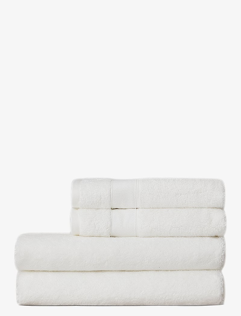 Lexington Home - Hotel Cotton/Modal/Mulberry Silk Towel White - saunalinad - white - 0