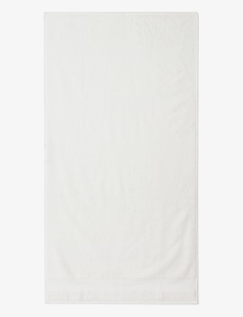 Lexington Home - Hotel Cotton/Modal/Mulberry Silk Towel White - saunalinad - white - 2