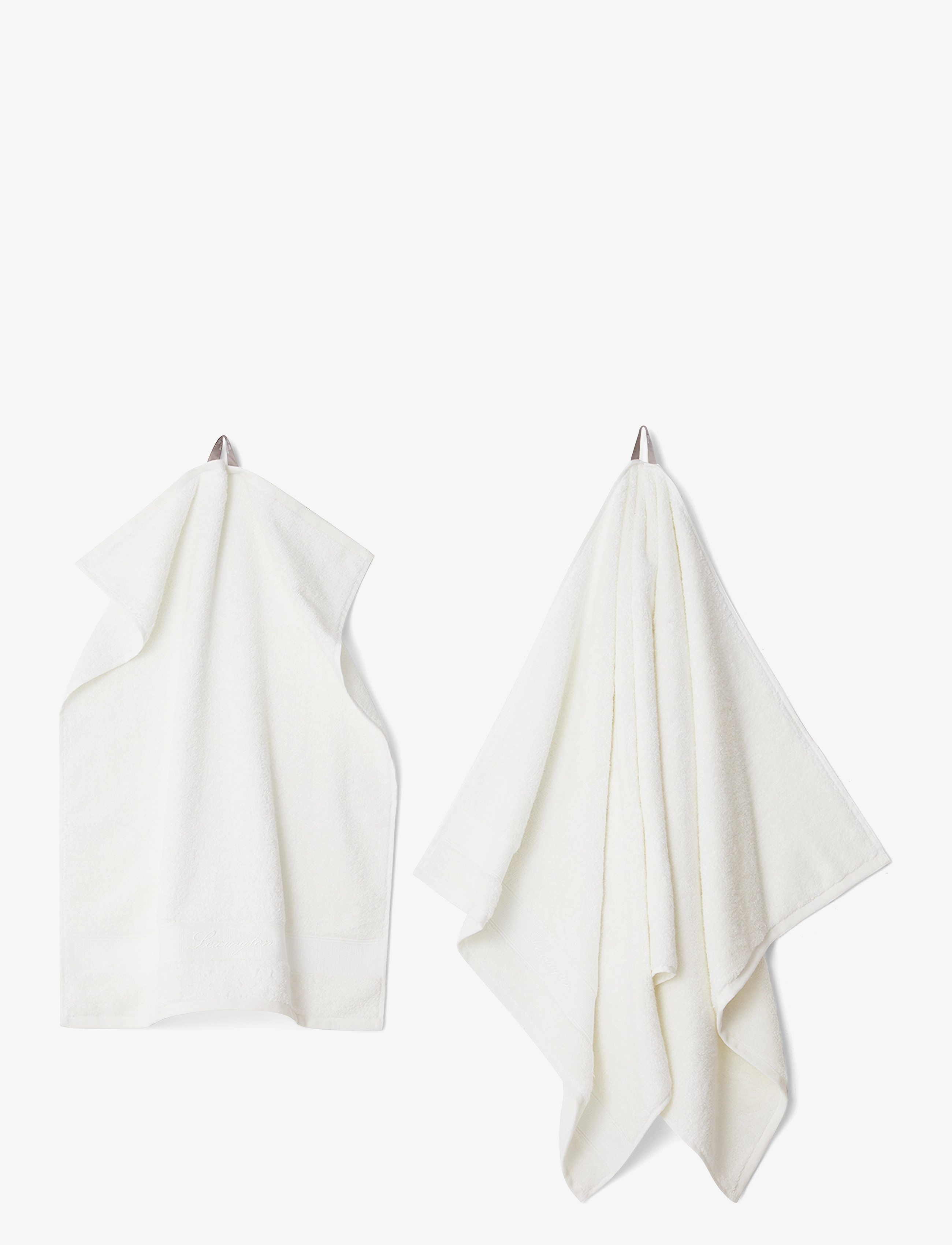 Lexington Home - Hotel Cotton/Modal/Mulberry Silk Towel White - køb efter pris - white - 3
