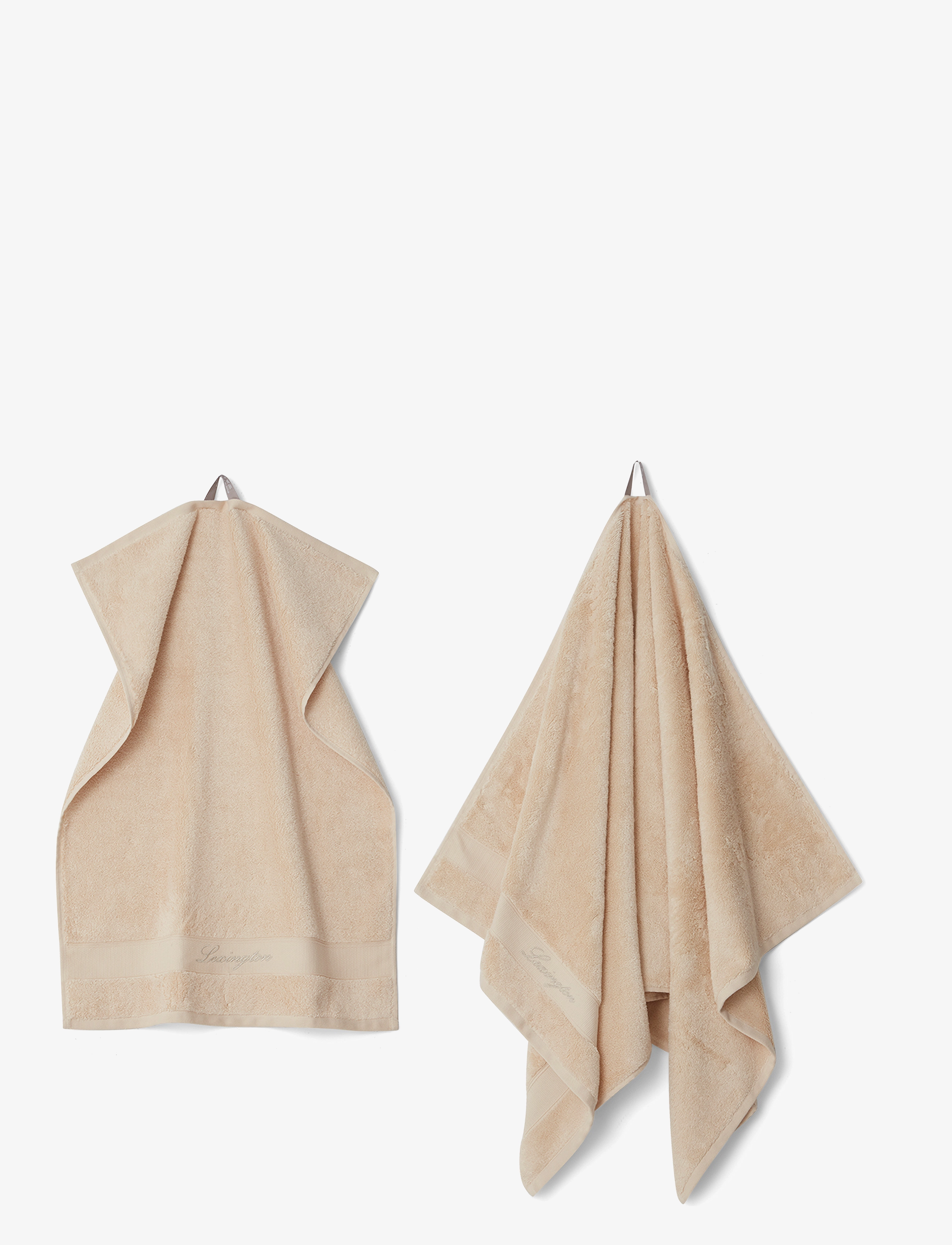 Lexington Home - Hotel Cotton/Modal/Mulberry Silk Towel Champagne - køb efter pris - champagne - 4