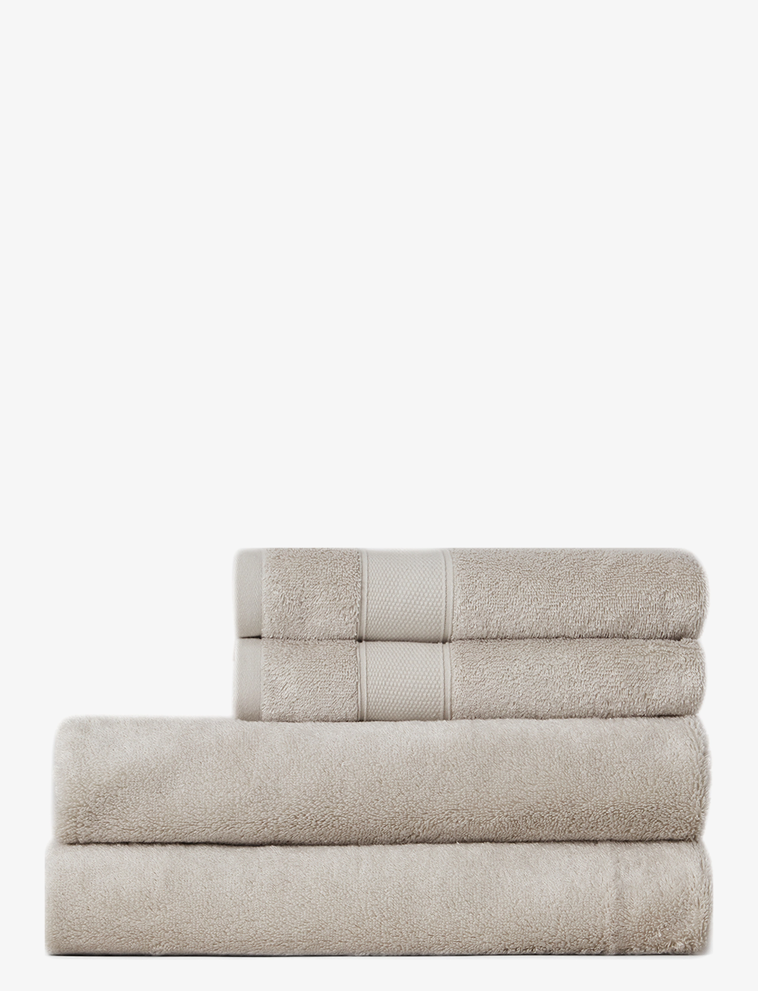 Lexington Home Hotel Cotton/Modal/Mulberry Silk Towel Silver Gray, Bath Håndklæde, Beige, Str: 100X150 x 150