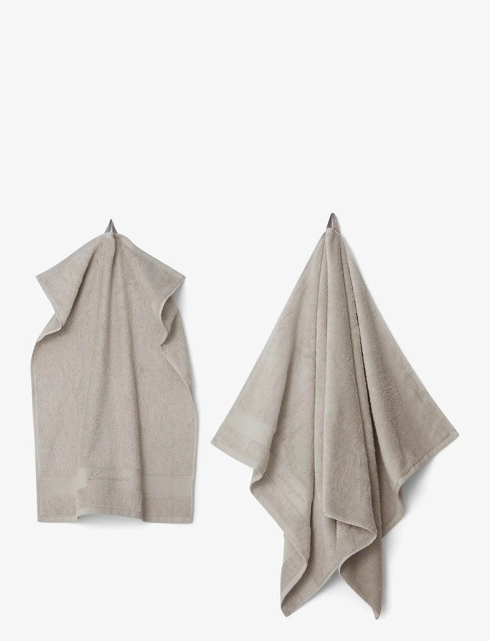 Lexington Home - Hotel Cotton/Modal/Mulberry Silk Towel Silver Gray - badetücher - silver gray - 3