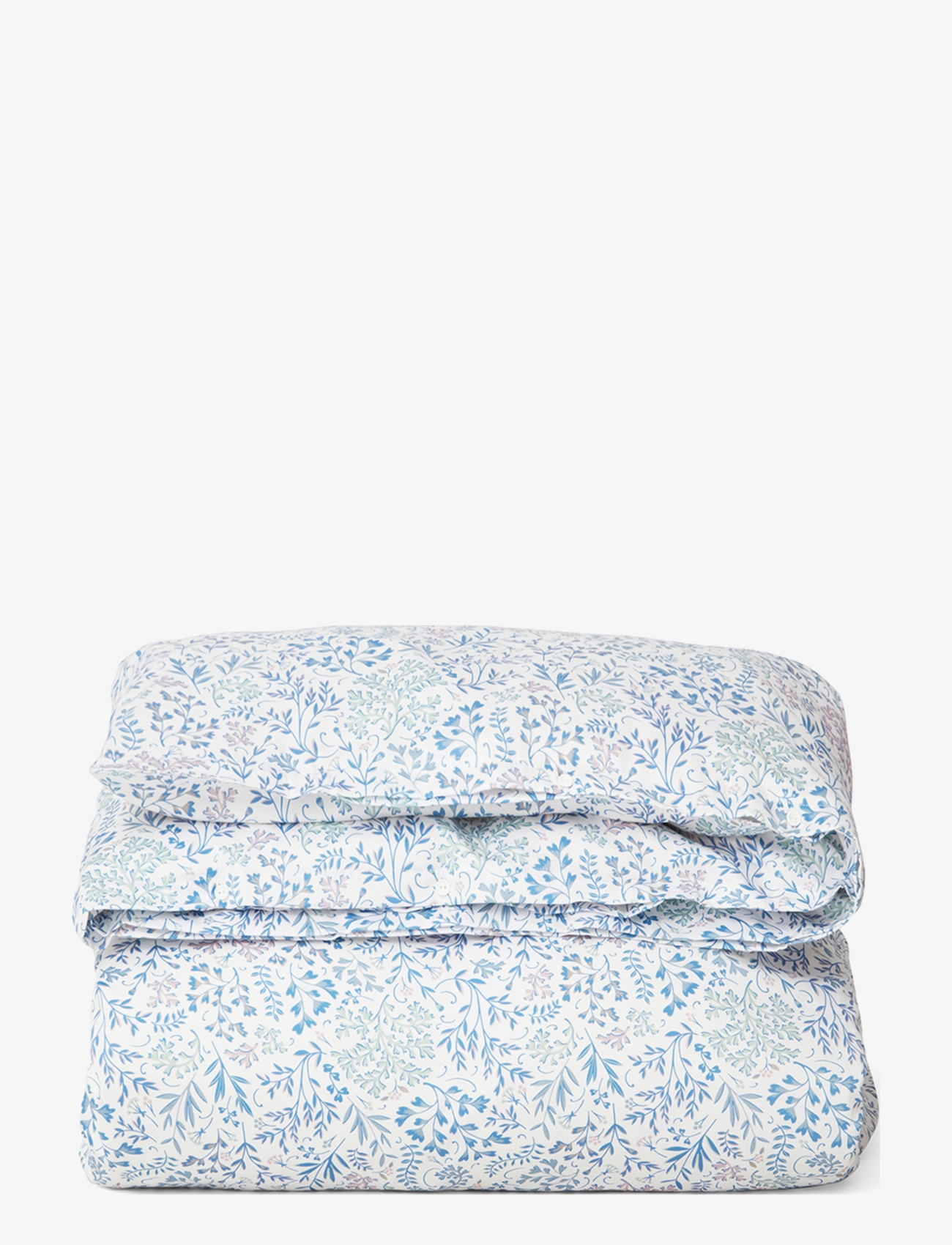 Lexington Home Flower Printed Cotton Sateen Duvet Cover - Textiel - WHITE MULTI / multi