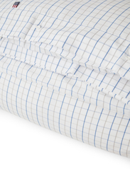 Lexington Home - Checked Cotton Poplin Duvet Cover - påslakan - white/blue/gray - 2