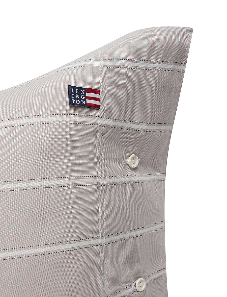 Lexington Home - Gray/White Striped Lyocell/Cotton Pillowcase - gray/white - 0