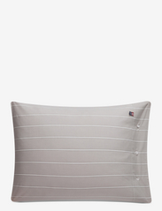 Gray/White Striped Lyocell/Cotton Pillowcase - GRAY/WHITE