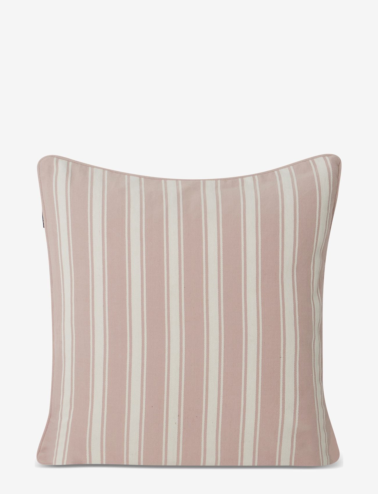 Lexington Home - All Over Striped Organic Cotton Twill Pillow Cover - kuddfodral - violet/white - 1