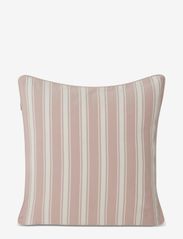 Lexington Home - All Over Striped Organic Cotton Twill Pillow Cover - laveste priser - violet/white - 1