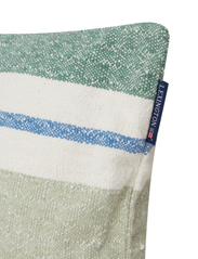 Lexington Home - Irregular Striped Organic Cotton Pillow - dekoratīvas spilvendrānas - green/blue/white - 2