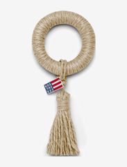 Lexington Home - Recycled Paper Straw Napkin Ring with Tassel - zemākās cenas - natural - 2