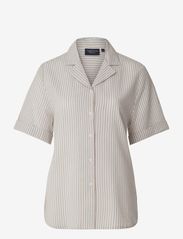 Lexington Home - Lauren Organic Cotton Seersucker Pajama Set - beige/white - 2
