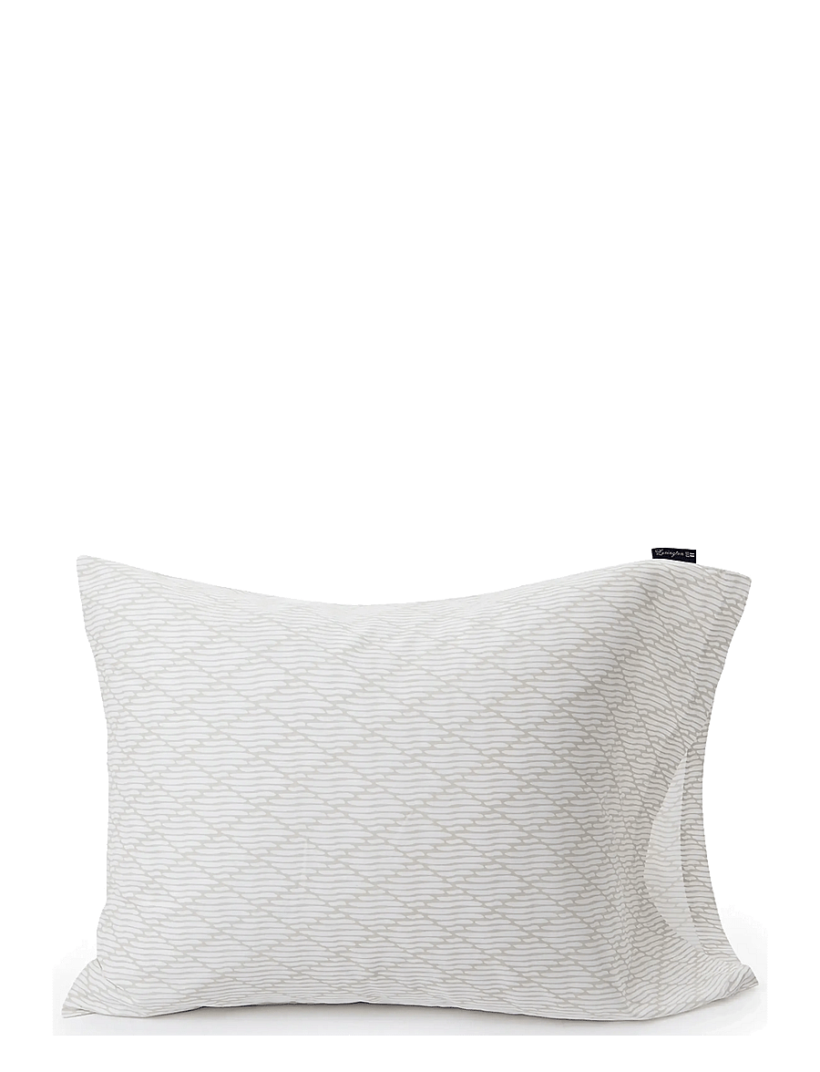 Lexington Home - Beige Printed Sateen Pillowcase - padjapüürid - beige/white - 0