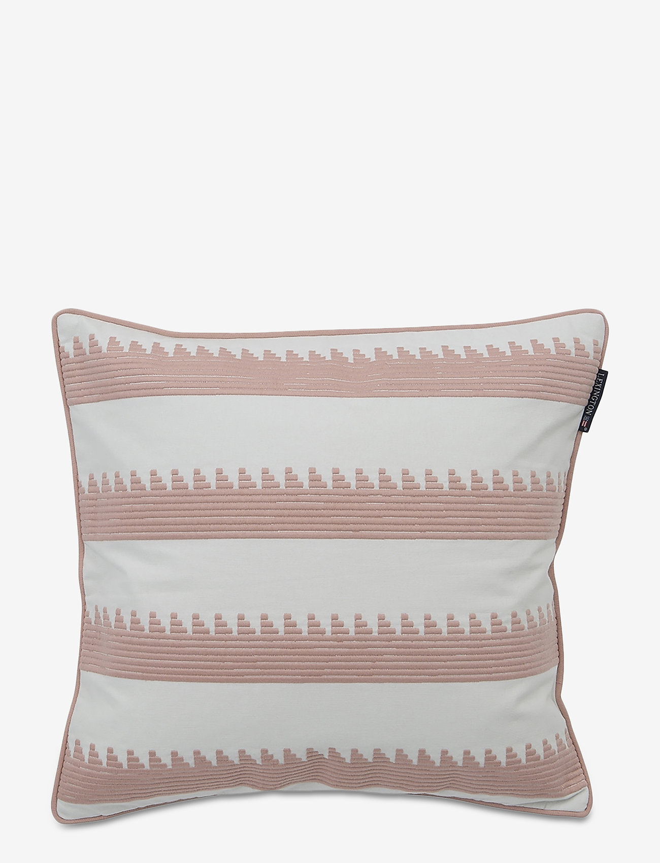 Lexington Home - Embroidery Striped Sham - puter - pink/white - 0